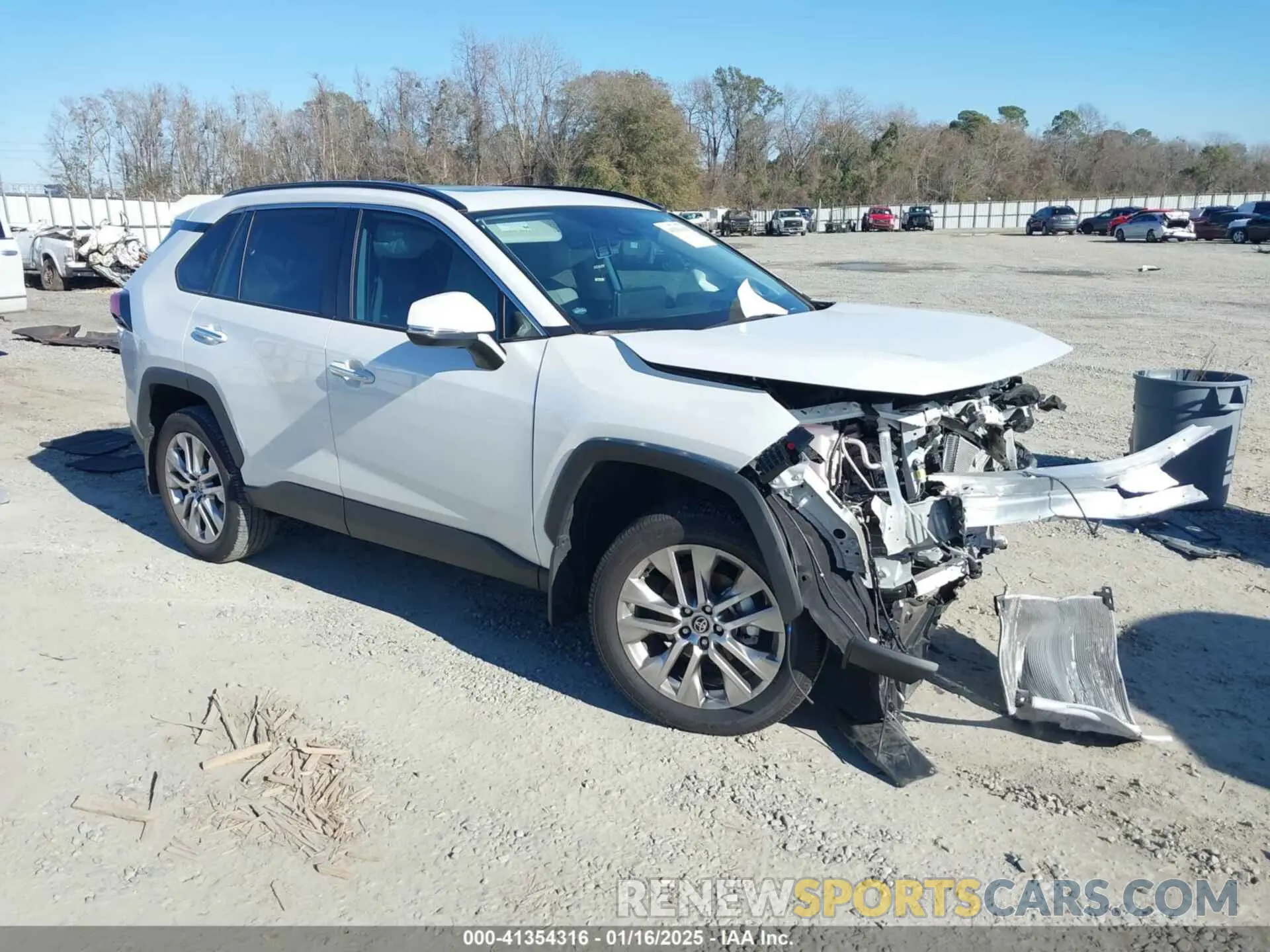 1 Photograph of a damaged car 2T3Y1RFV7RW332579 TOYOTA RAV4 2024