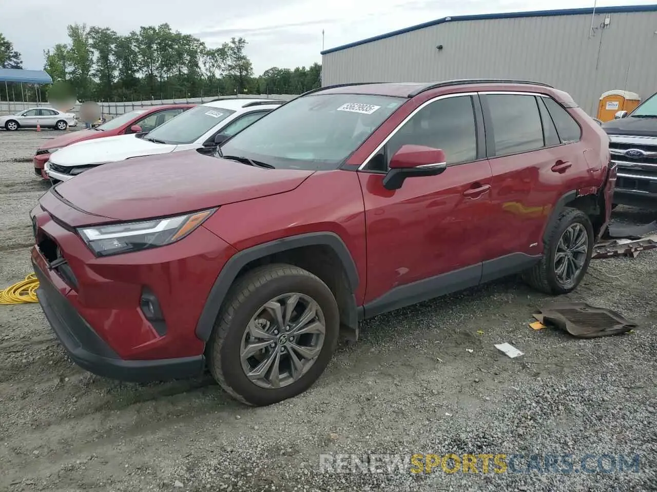 1 Photograph of a damaged car 4T3B6RFVXRU161608 TOYOTA RAV4 2024