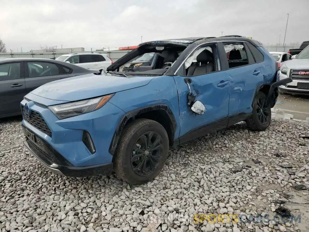 1 Photograph of a damaged car 4T3E6RFV5RU147841 TOYOTA RAV4 2024