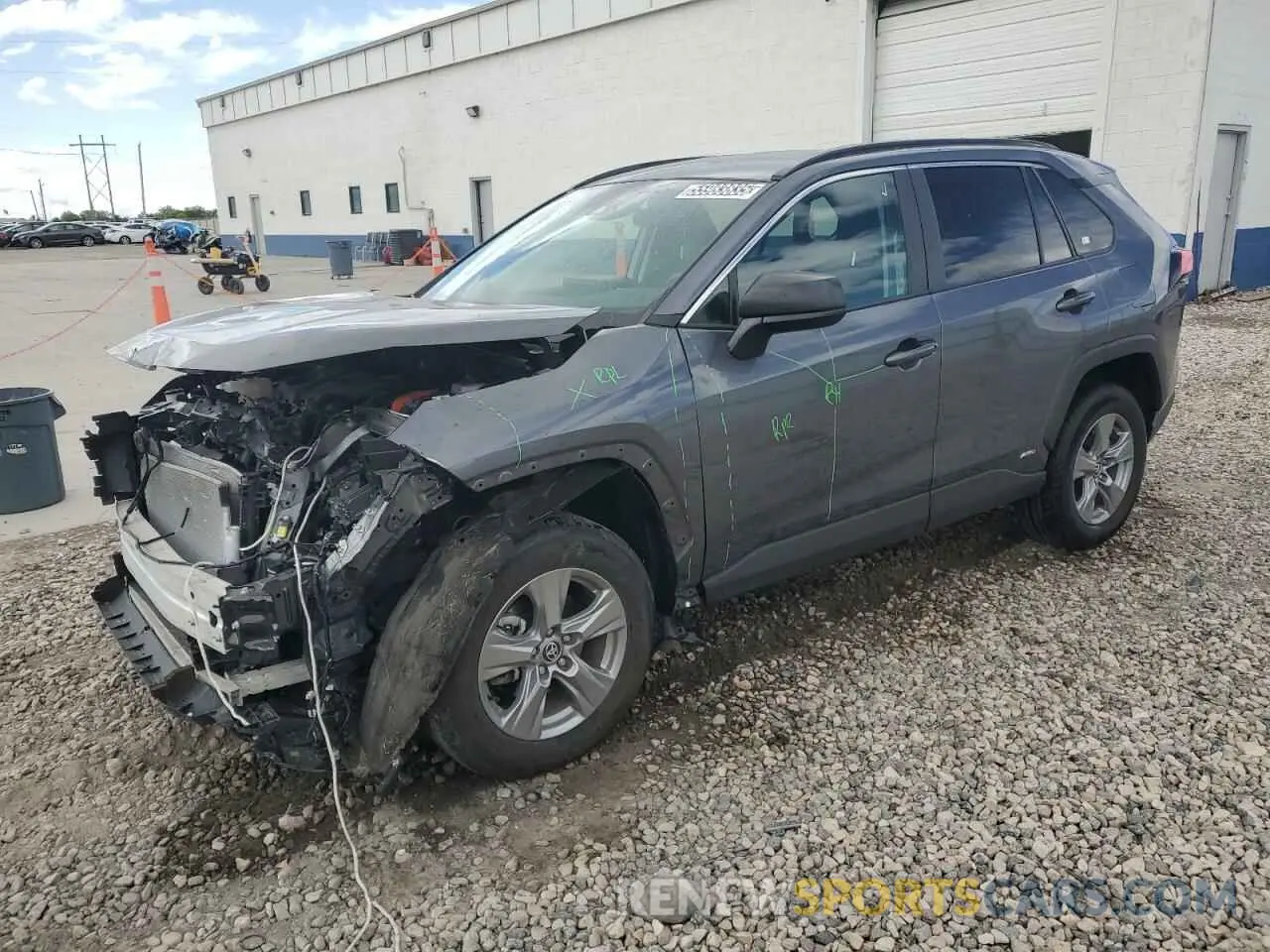 1 Photograph of a damaged car 4T3LWRFV4RU160992 TOYOTA RAV4 2024