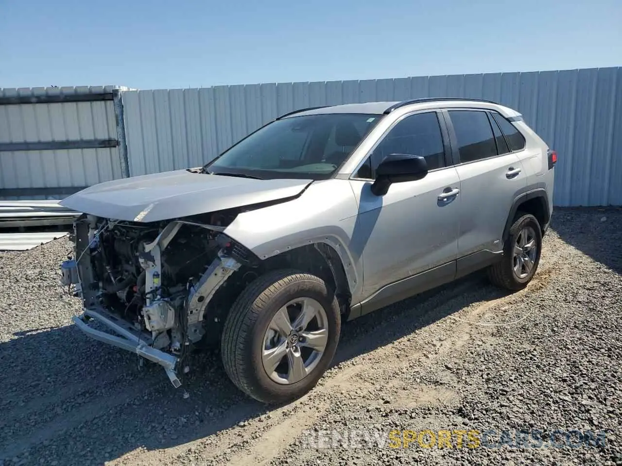 1 Photograph of a damaged car 4T3LWRFV5RU124552 TOYOTA RAV4 2024