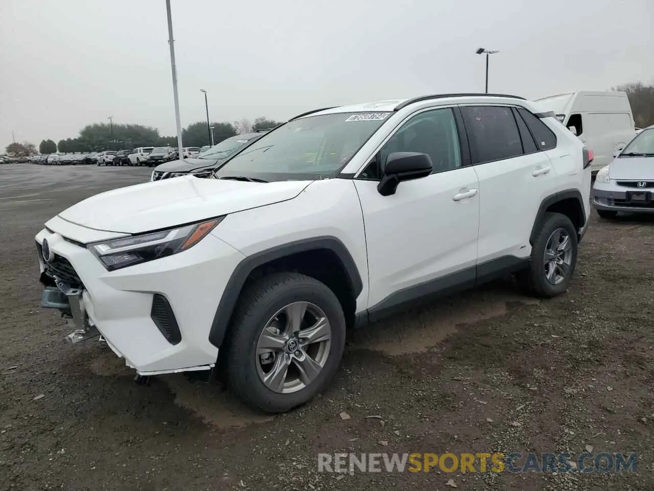 1 Photograph of a damaged car 4T3LWRFV5RU148219 TOYOTA RAV4 2024