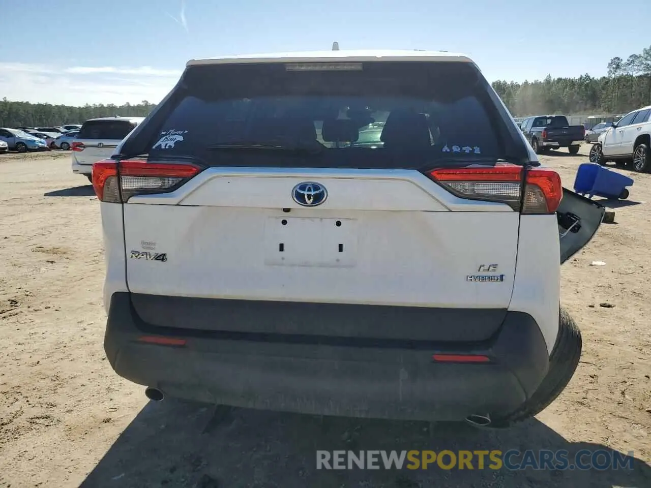 6 Photograph of a damaged car 4T3LWRFV9RU113098 TOYOTA RAV4 2024