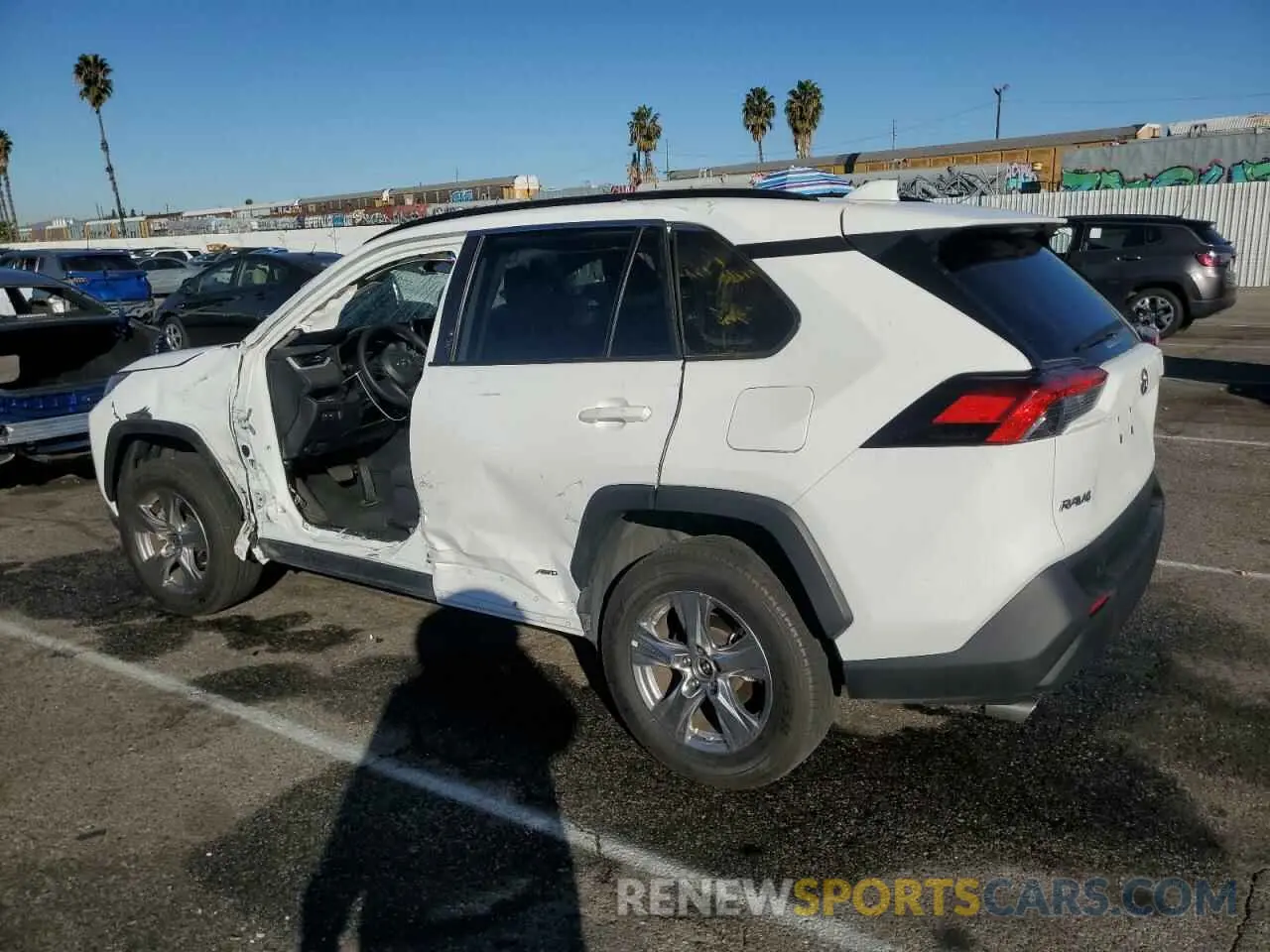 2 Photograph of a damaged car 4T3LWRFV9RU124599 TOYOTA RAV4 2024