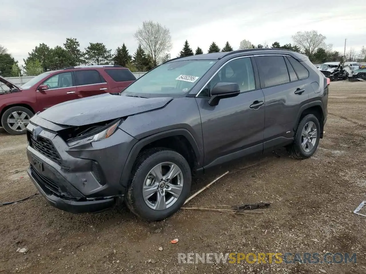 1 Photograph of a damaged car 4T3LWRFV9RU151379 TOYOTA RAV4 2024