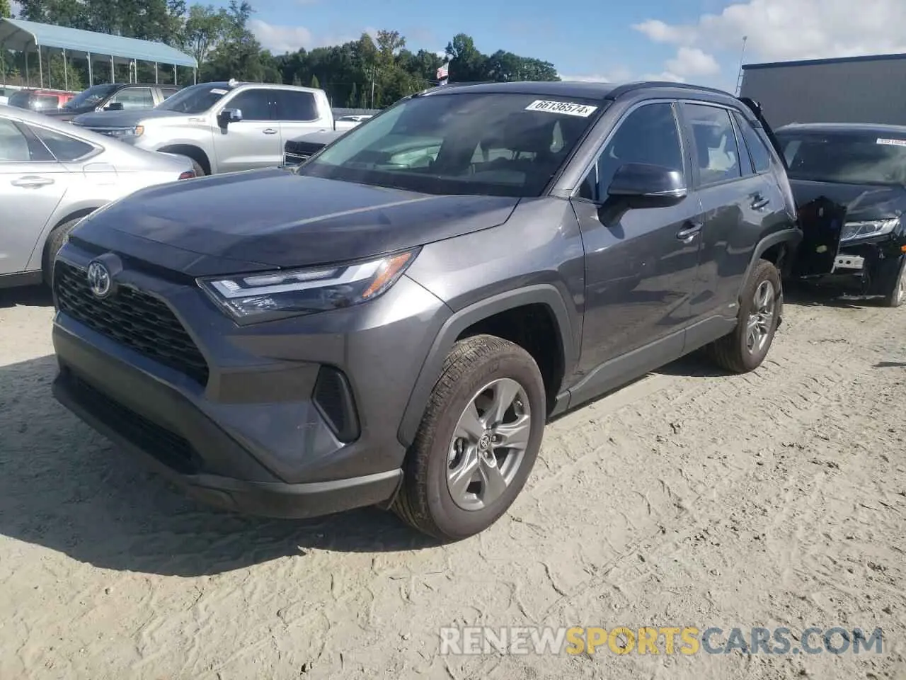 1 Photograph of a damaged car 4T3MWRFV2RU134976 TOYOTA RAV4 2024