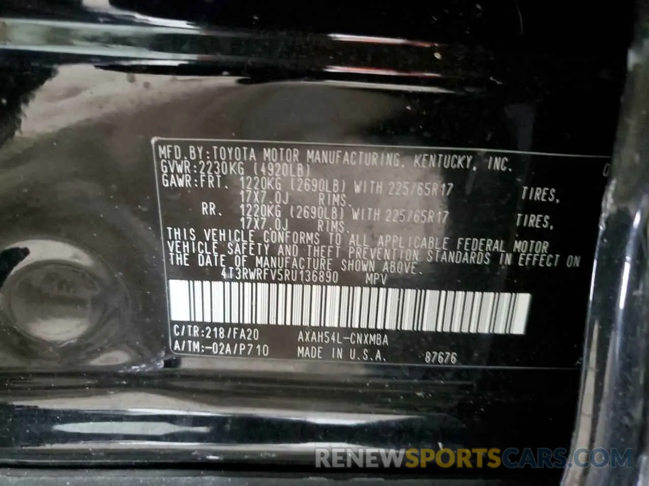 12 Photograph of a damaged car 4T3RWRFV5RU136890 TOYOTA RAV4 2024
