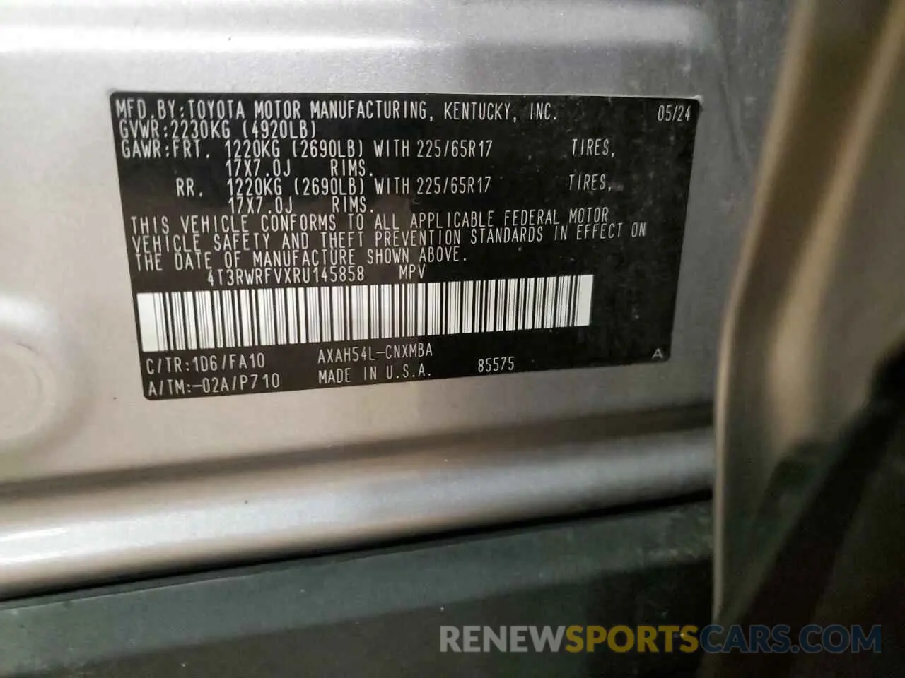 14 Photograph of a damaged car 4T3RWRFVXRU145858 TOYOTA RAV4 2024