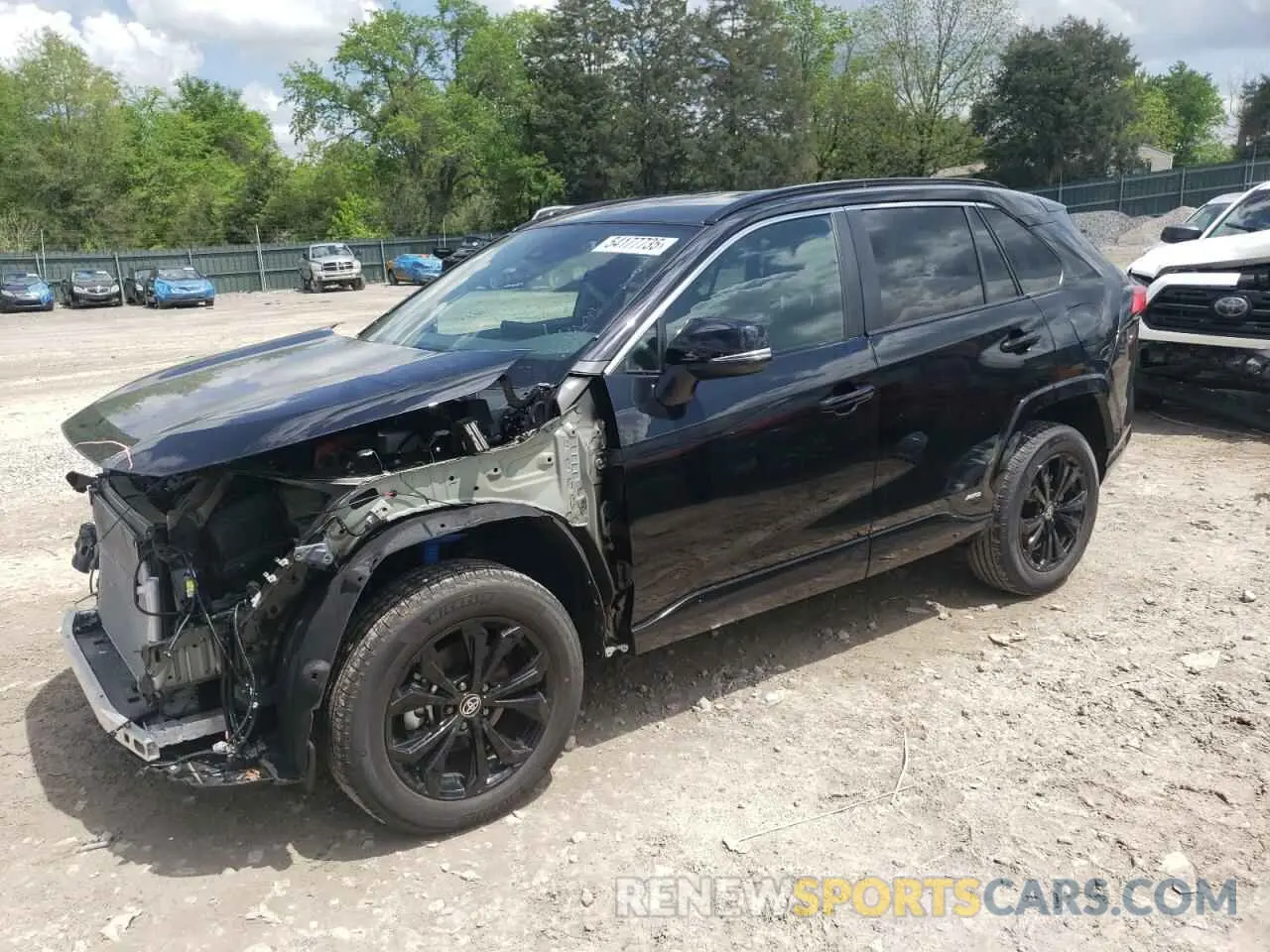 1 Photograph of a damaged car 4T3T6RFV5RU170060 TOYOTA RAV4 2024