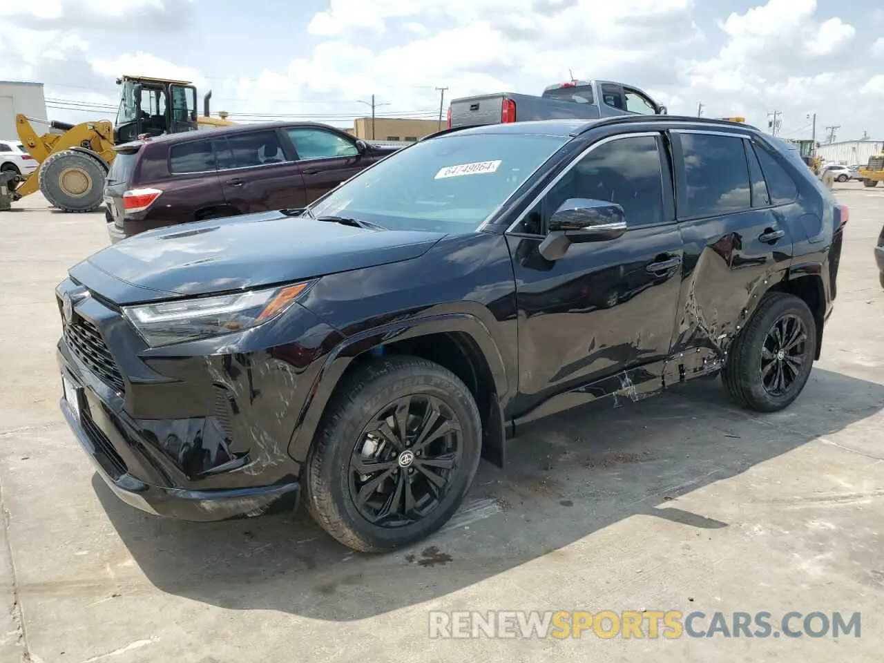 1 Photograph of a damaged car JTM16RFV4RJ054001 TOYOTA RAV4 2024