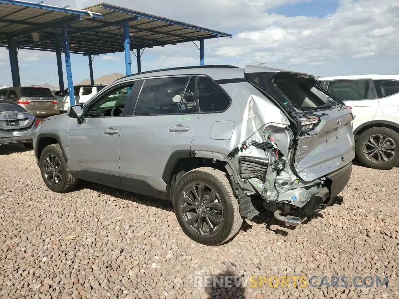 2 Photograph of a damaged car JTMB6RFV7RJ044969 TOYOTA RAV4 2024