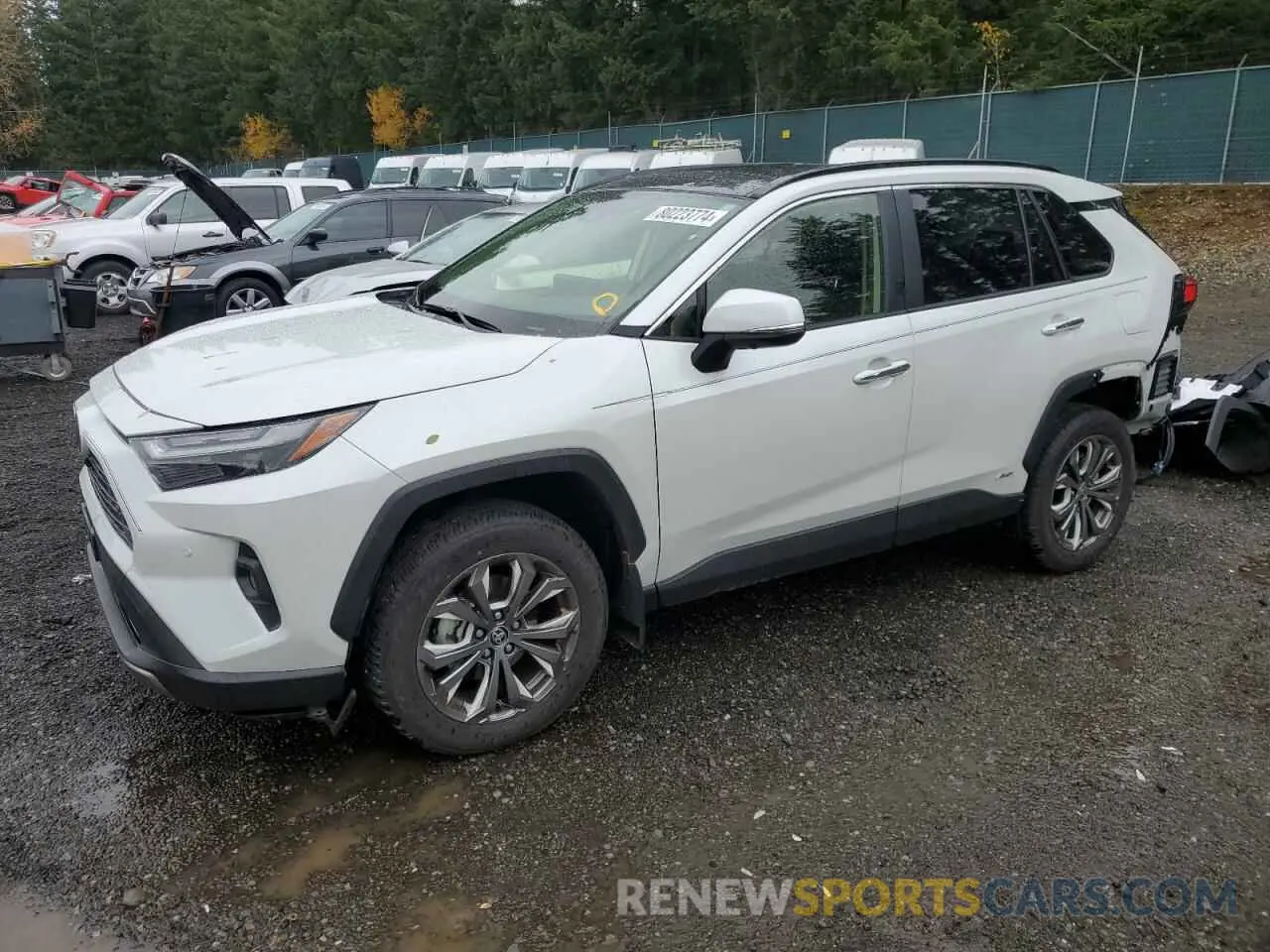 1 Photograph of a damaged car JTMD6RFV0RJ041002 TOYOTA RAV4 2024