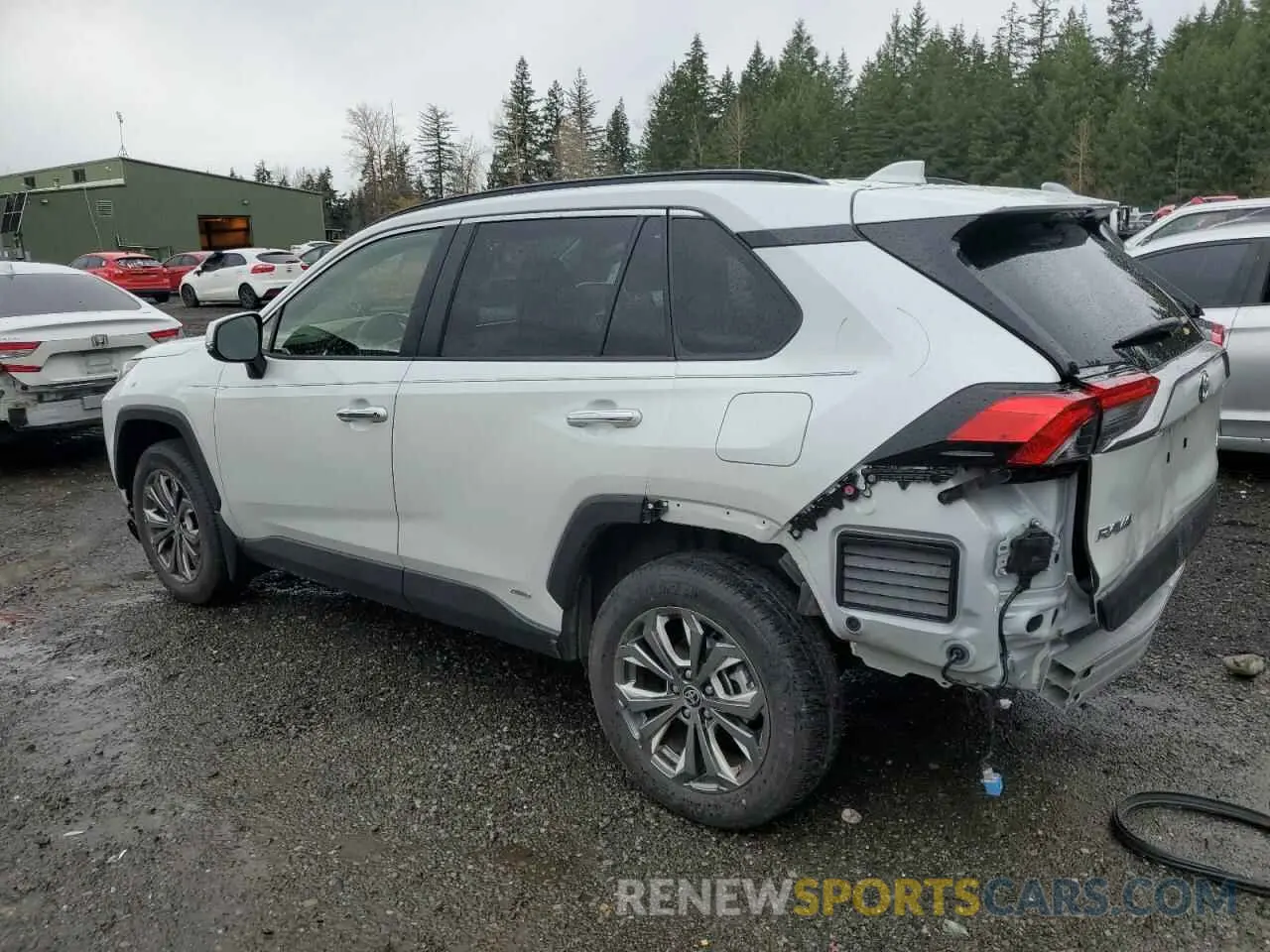 2 Photograph of a damaged car JTMD6RFV0RJ041002 TOYOTA RAV4 2024