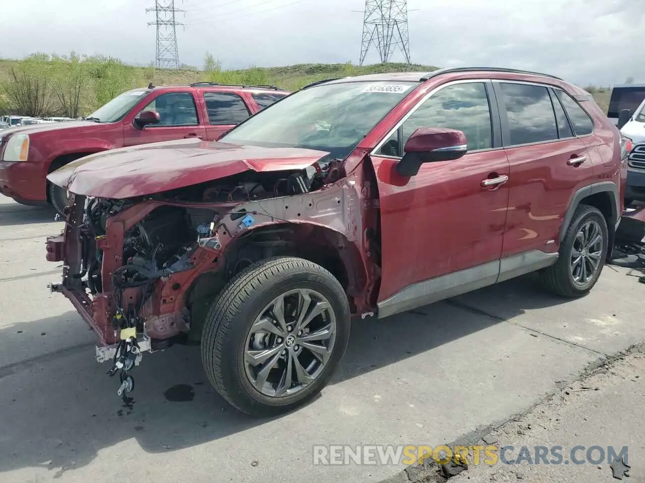 1 Photograph of a damaged car JTMD6RFV3RD127242 TOYOTA RAV4 2024