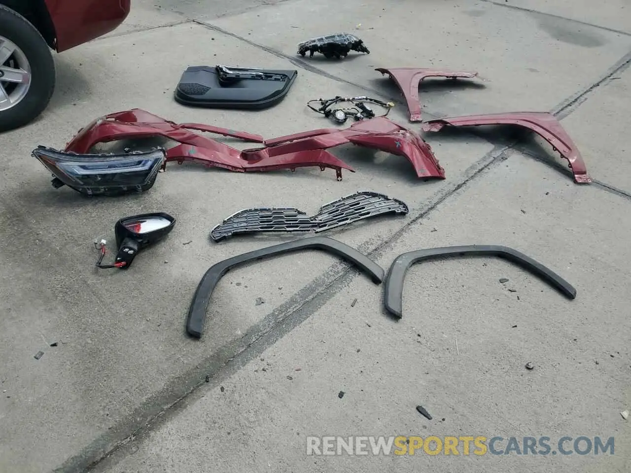 13 Photograph of a damaged car JTMD6RFV3RD127242 TOYOTA RAV4 2024