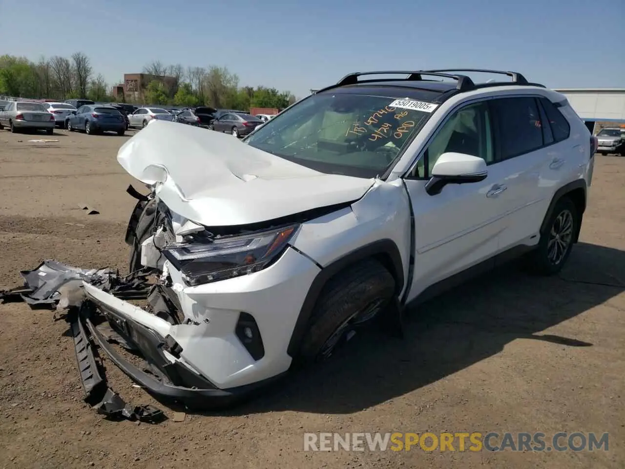 1 Photograph of a damaged car JTMD6RFV7RJ046178 TOYOTA RAV4 2024