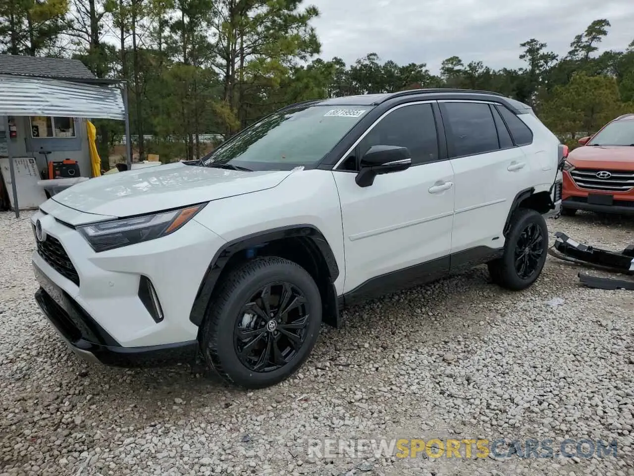 1 Photograph of a damaged car JTME6RFV2RJ063958 TOYOTA RAV4 2024