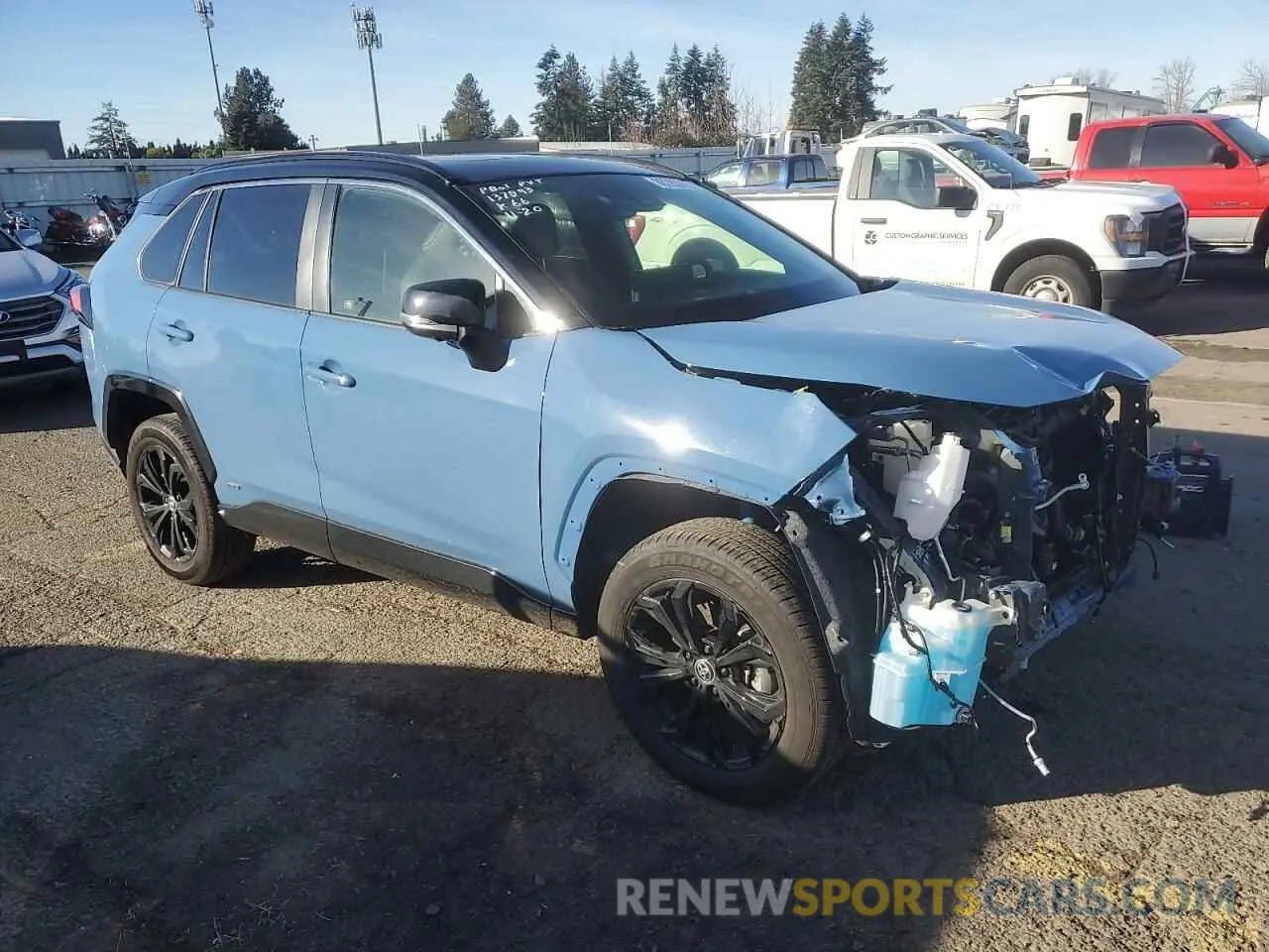 4 Photograph of a damaged car JTME6RFV3RD560080 TOYOTA RAV4 2024