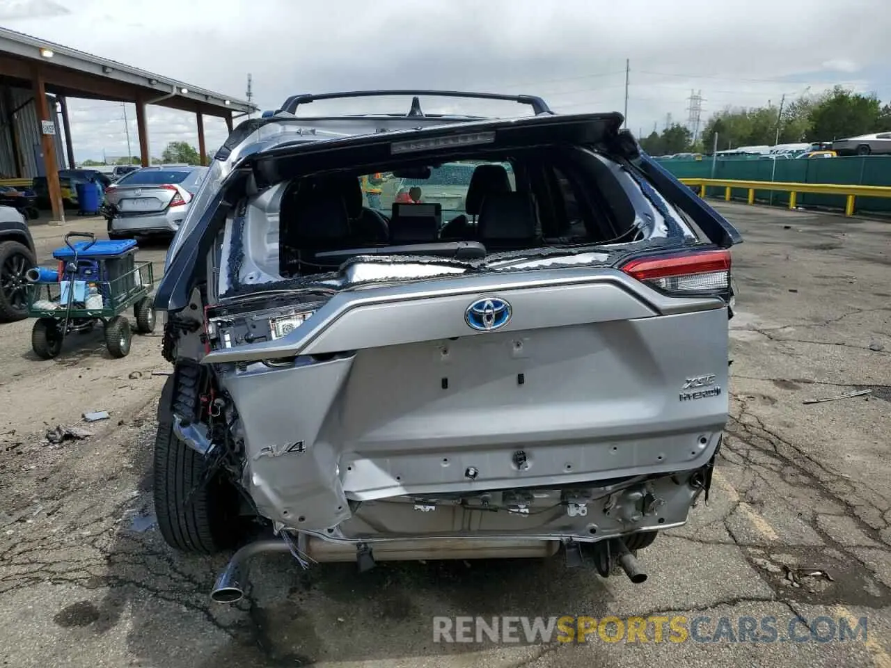 6 Photograph of a damaged car JTME6RFV6RD557027 TOYOTA RAV4 2024