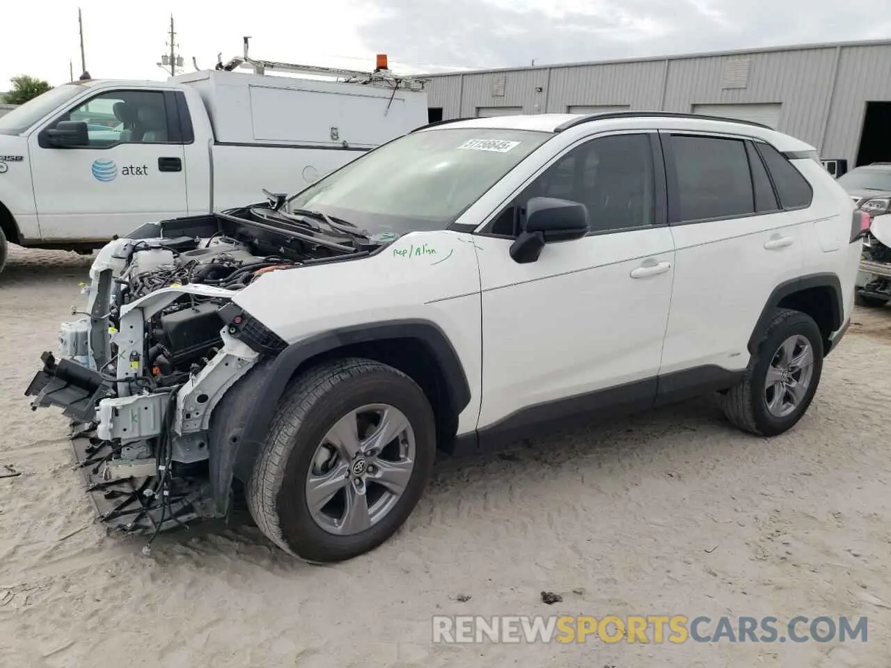 1 Photograph of a damaged car JTMLWRFV7RD246164 TOYOTA RAV4 2024