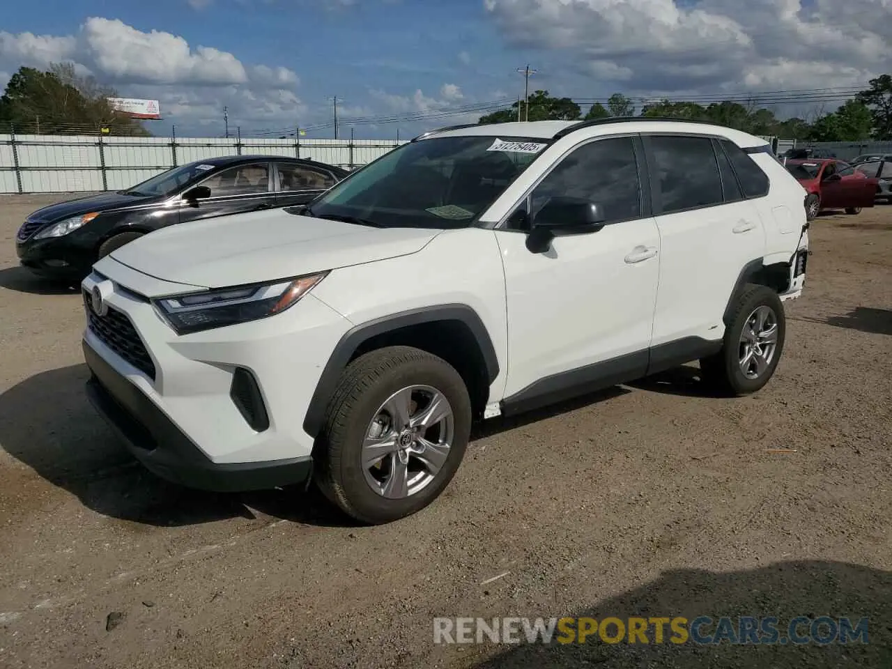 1 Photograph of a damaged car JTMLWRFV7RD256032 TOYOTA RAV4 2024