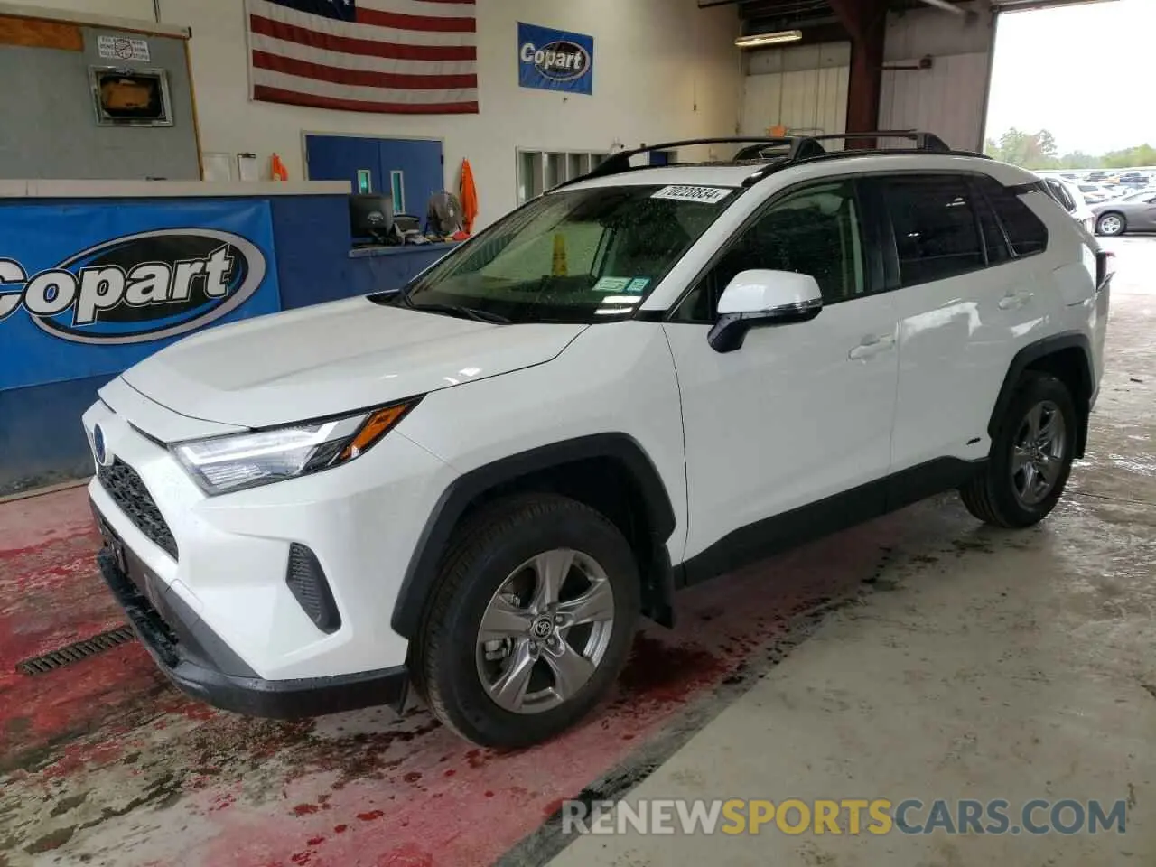 1 Photograph of a damaged car JTMRWRFV4RD240705 TOYOTA RAV4 2024