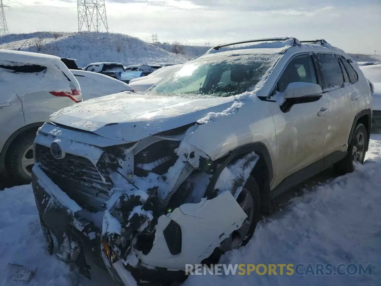 1 Photograph of a damaged car JTMRWRFV9RD238724 TOYOTA RAV4 2024
