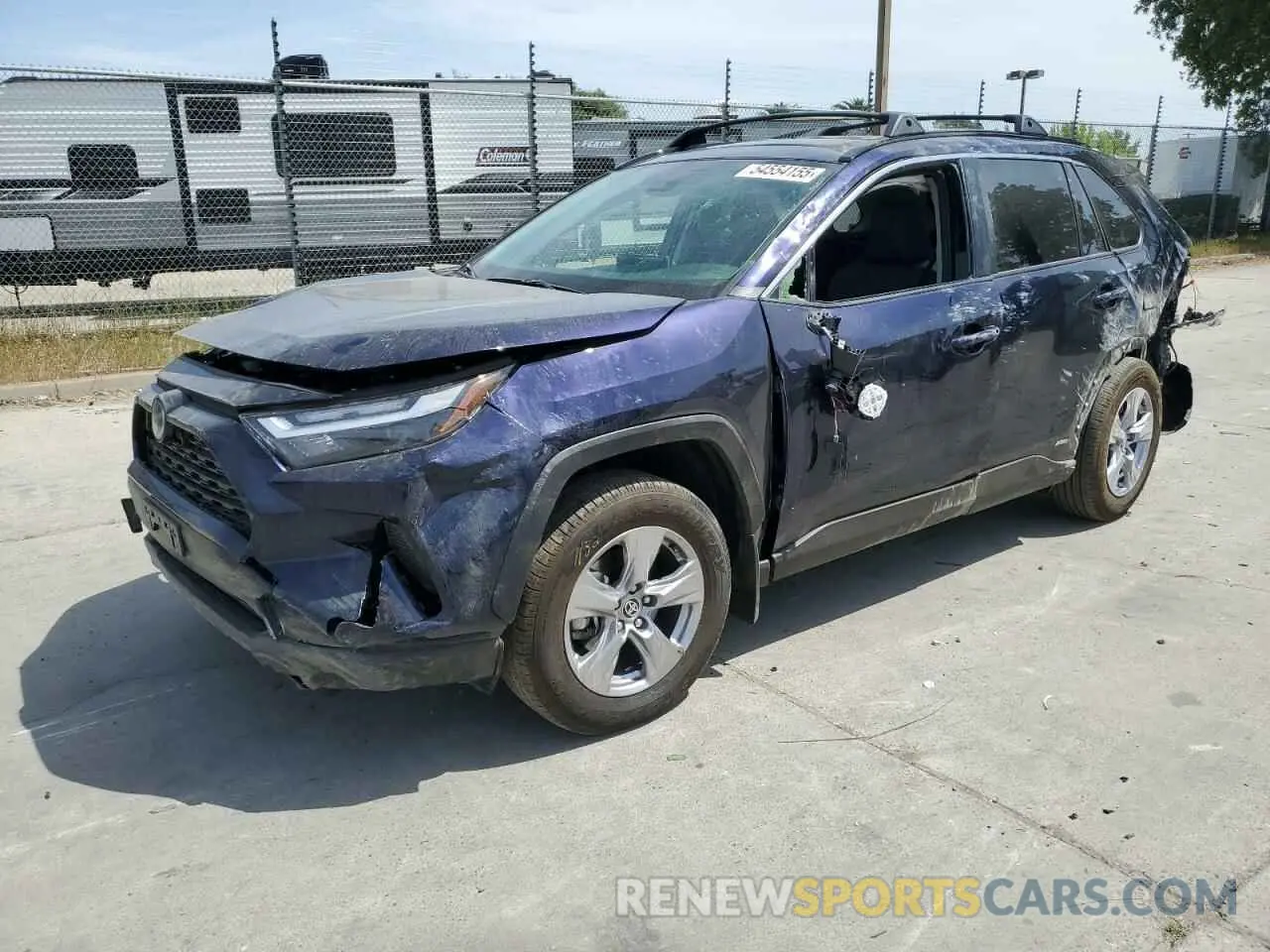 1 Photograph of a damaged car JTMRWRFV9RJ060685 TOYOTA RAV4 2024