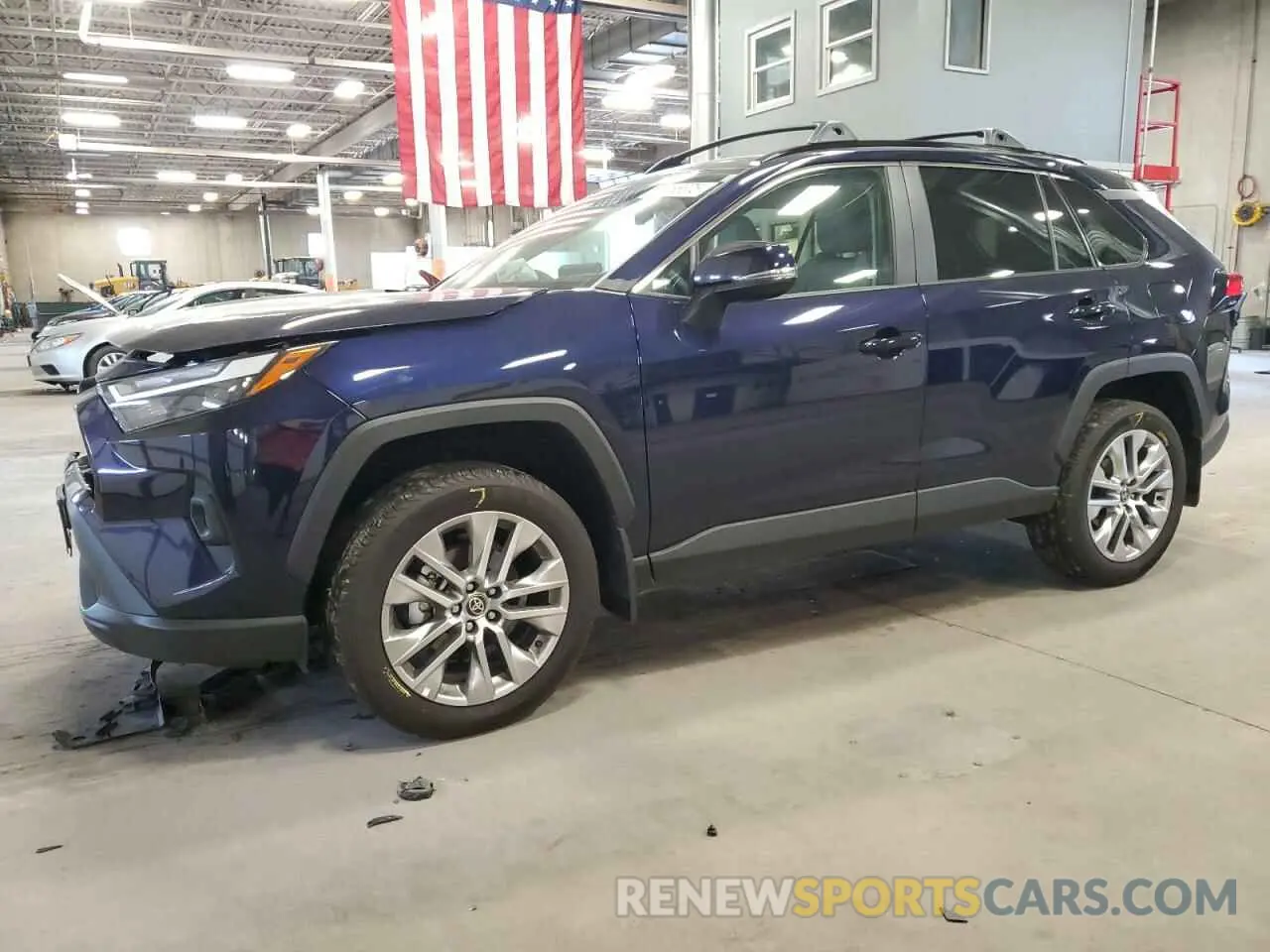 1 Photograph of a damaged car 2T3A1RFV3SW520863 TOYOTA RAV4 2025