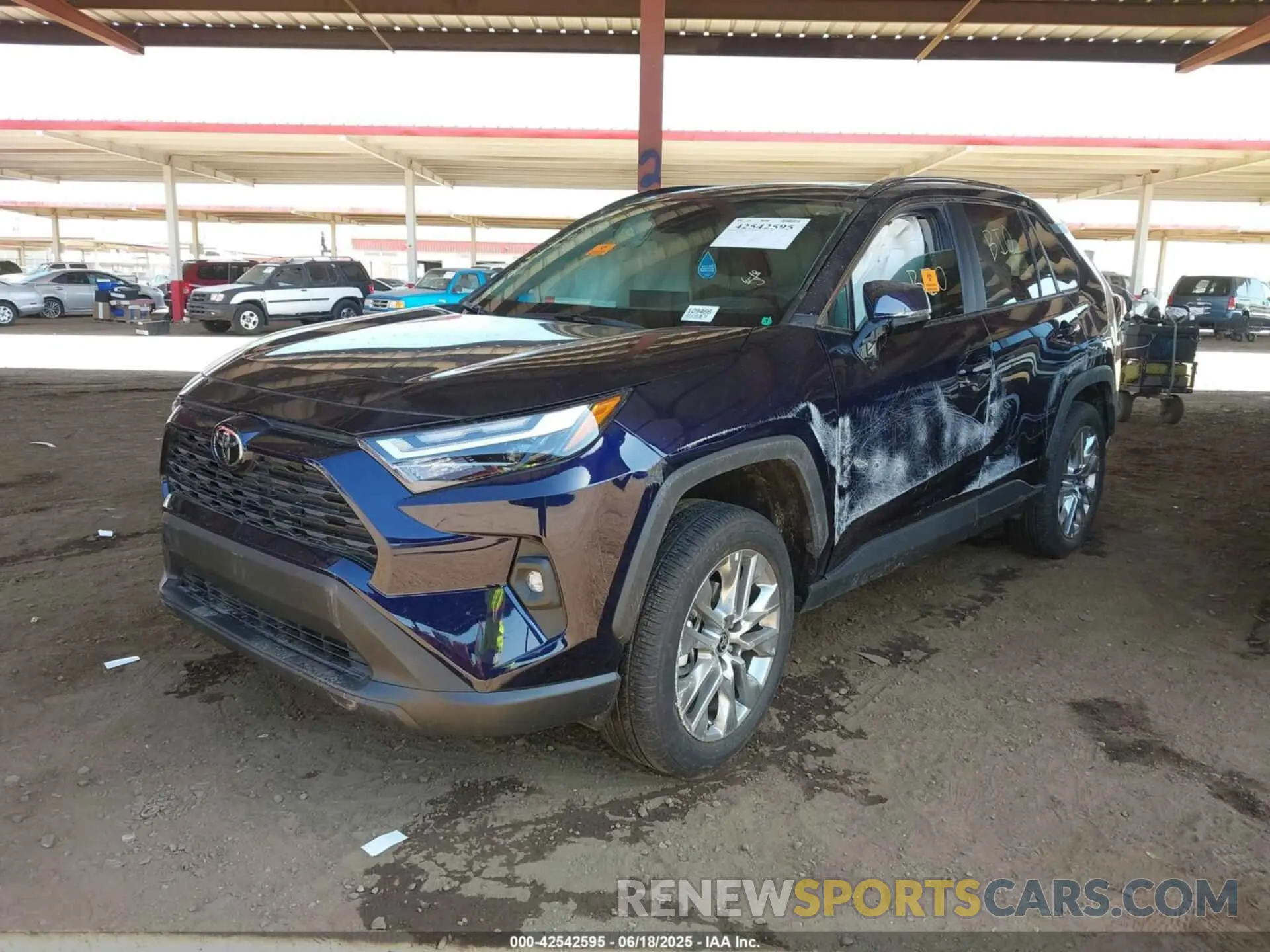 2 Photograph of a damaged car 2T3A1RFV5SW537633 TOYOTA RAV4 2025