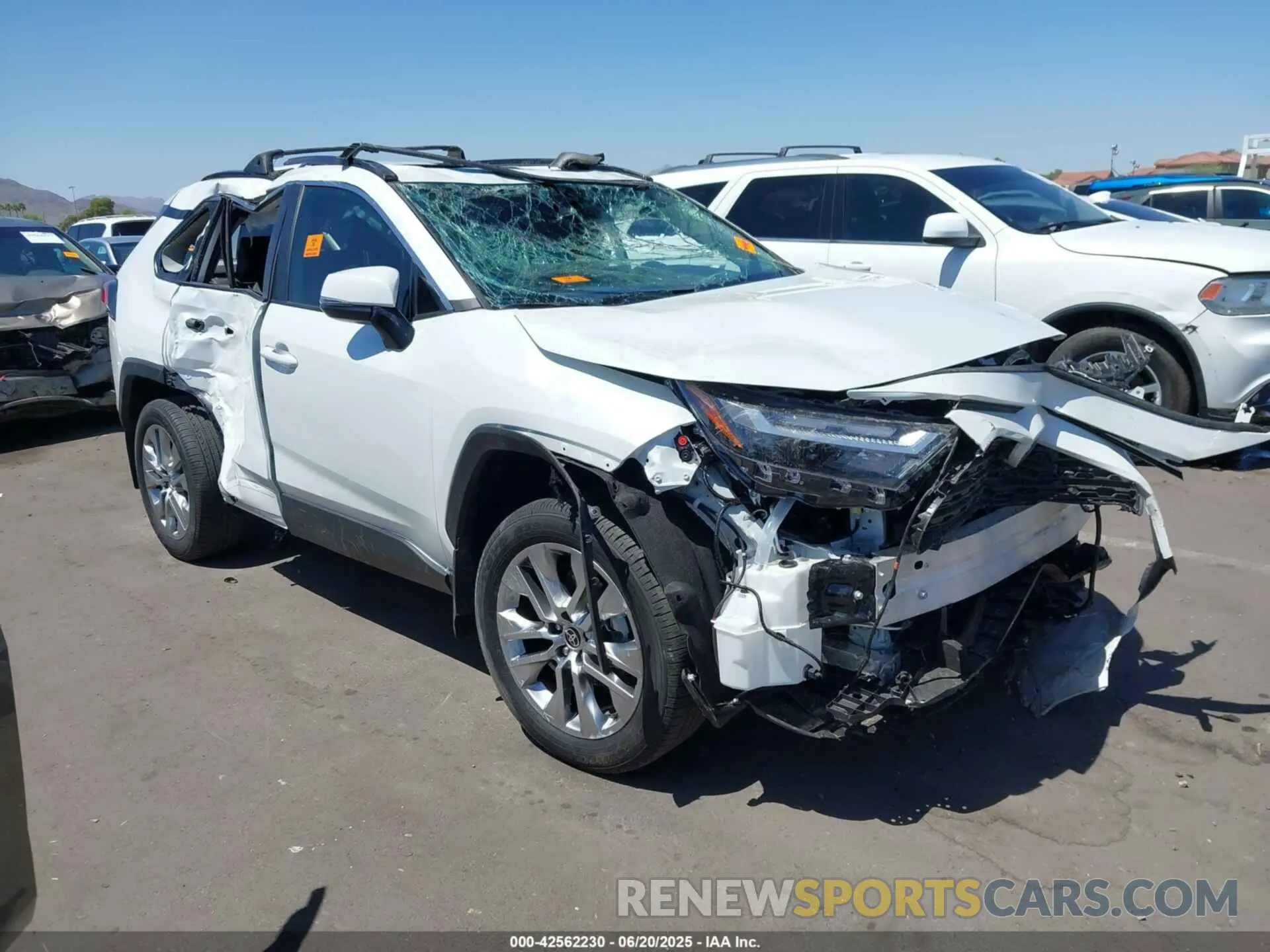 1 Photograph of a damaged car 2T3C1RFV8SW386490 TOYOTA RAV4 2025