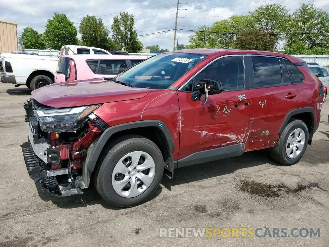 1 Photograph of a damaged car 2T3G1RFV0SW507966 TOYOTA RAV4 2025