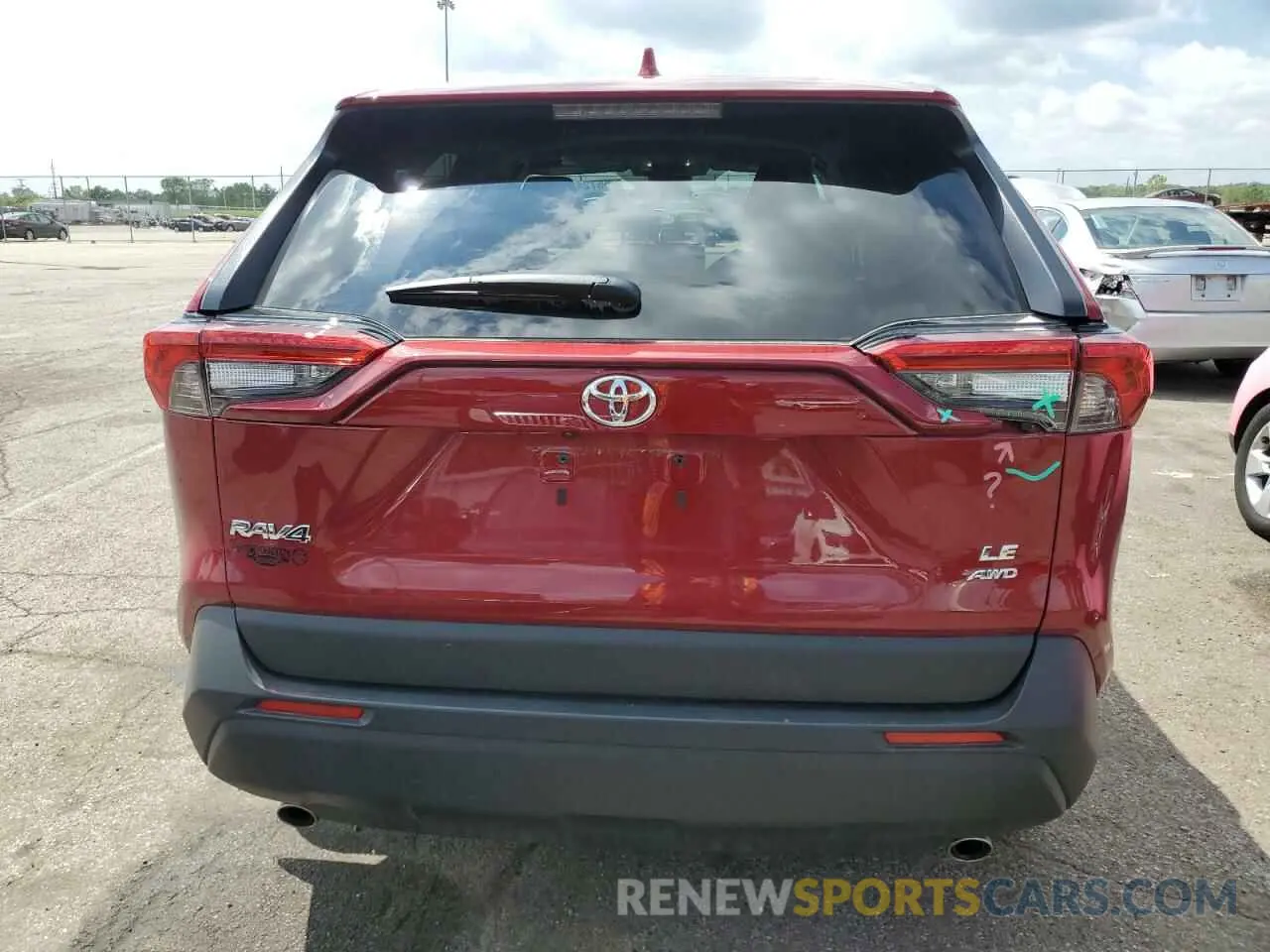 6 Photograph of a damaged car 2T3G1RFV0SW507966 TOYOTA RAV4 2025