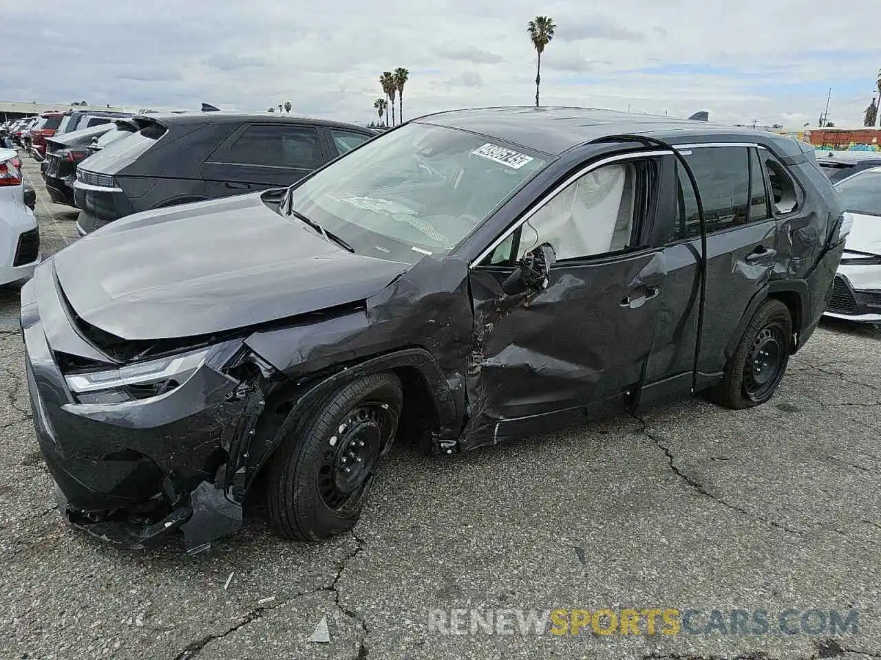 1 Photograph of a damaged car 2T3H1RFV4SW373970 TOYOTA RAV4 2025