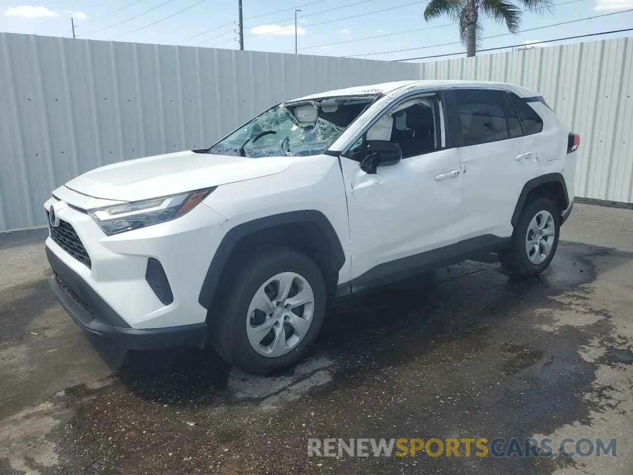 1 Photograph of a damaged car 2T3H1RFV5SC310636 TOYOTA RAV4 2025