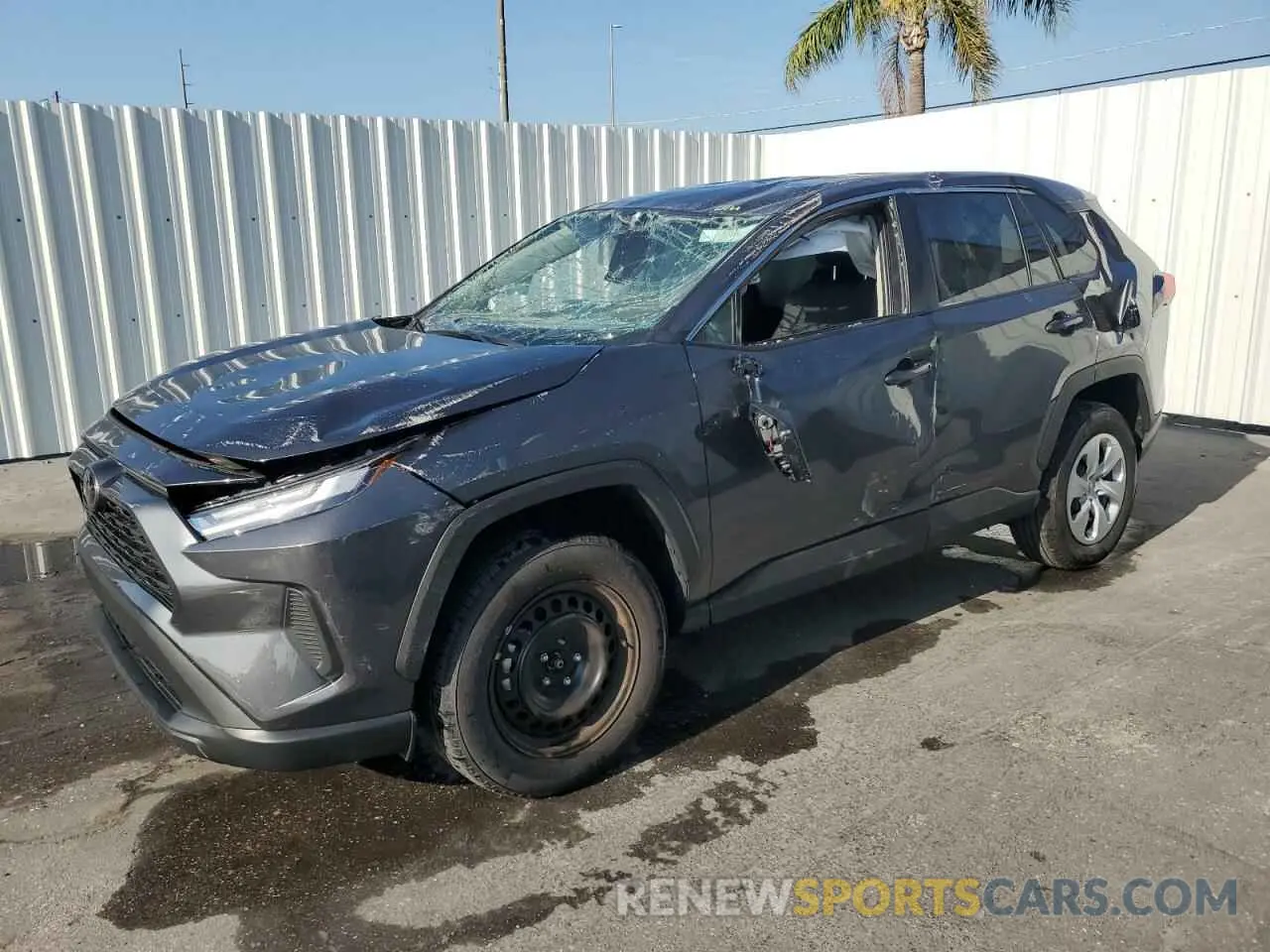 1 Photograph of a damaged car 2T3H1RFV5SW367210 TOYOTA RAV4 2025