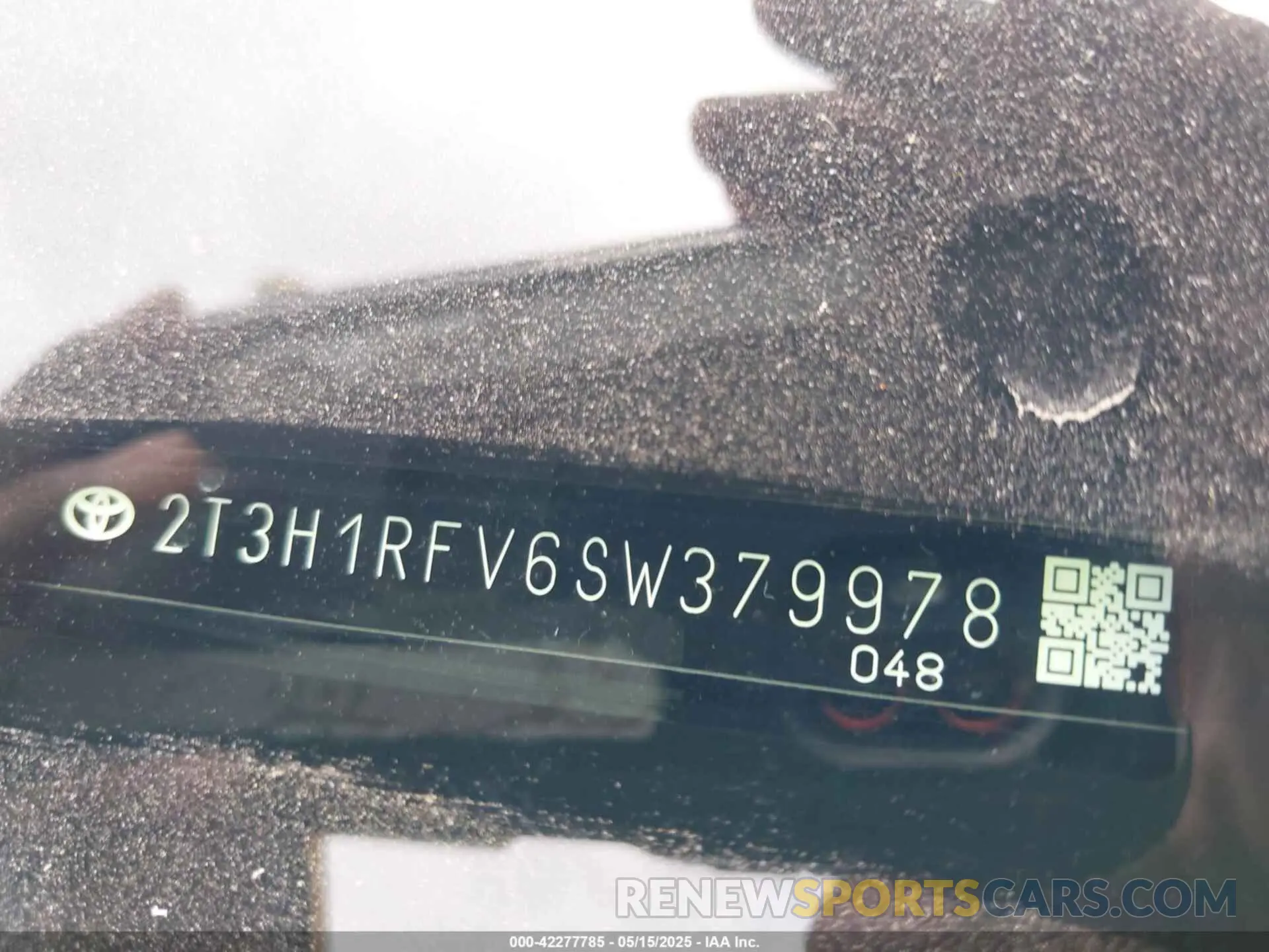 9 Photograph of a damaged car 2T3H1RFV6SW379978 TOYOTA RAV4 2025