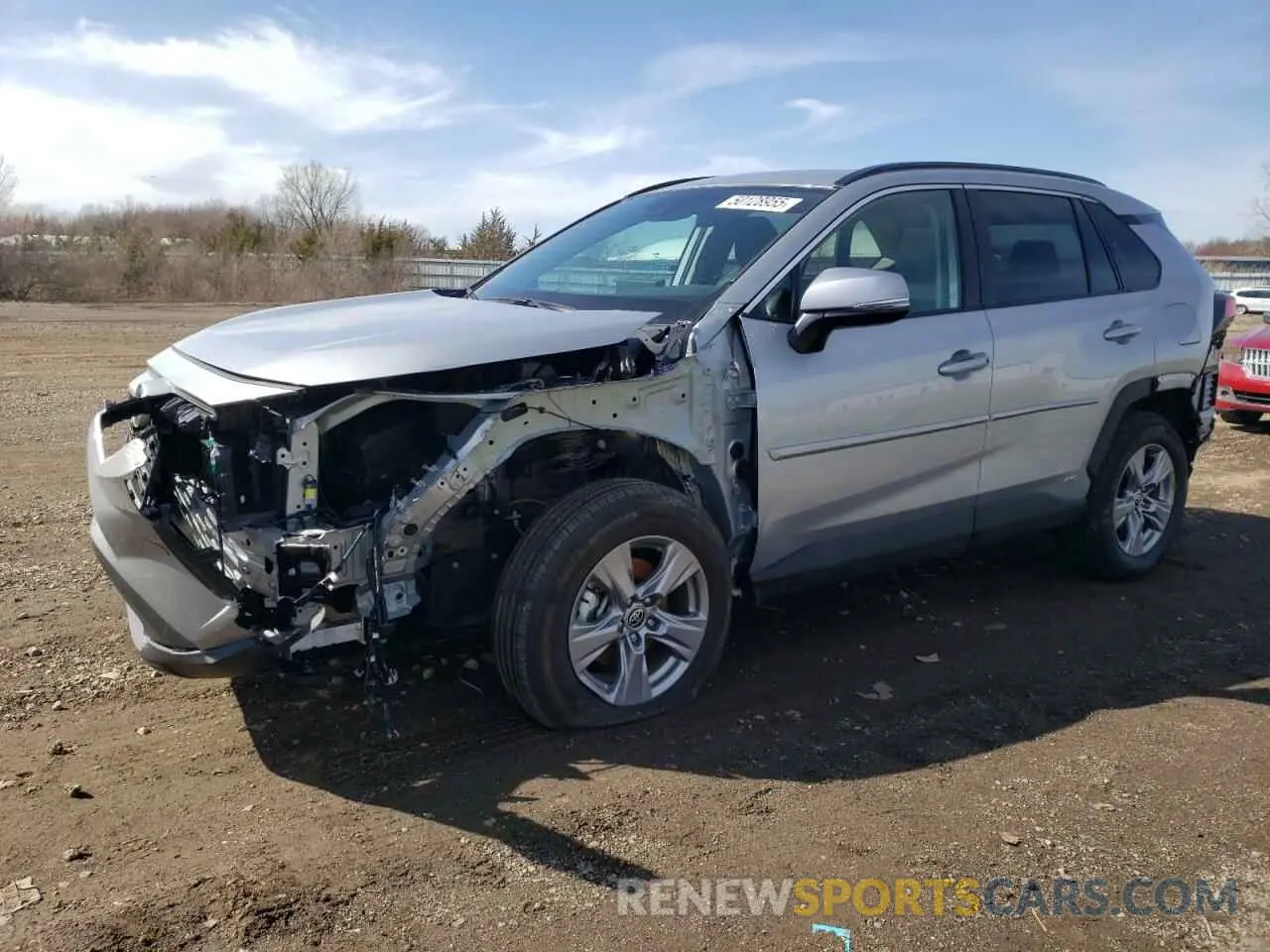 1 Photograph of a damaged car 2T3RWRFV0SW253492 TOYOTA RAV4 2025