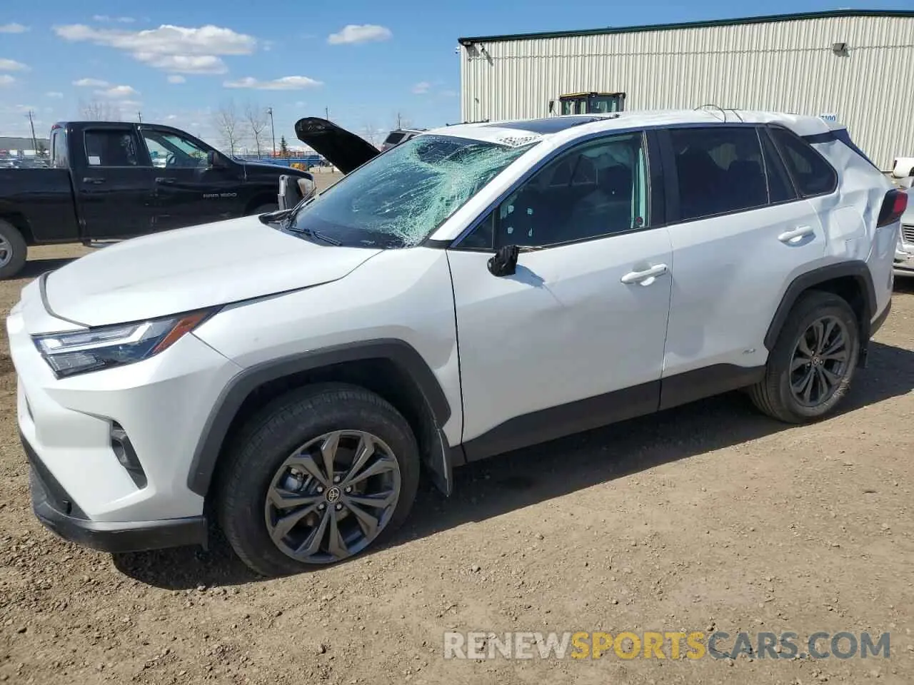 1 Photograph of a damaged car 2T3RWRFV9SW272946 TOYOTA RAV4 2025