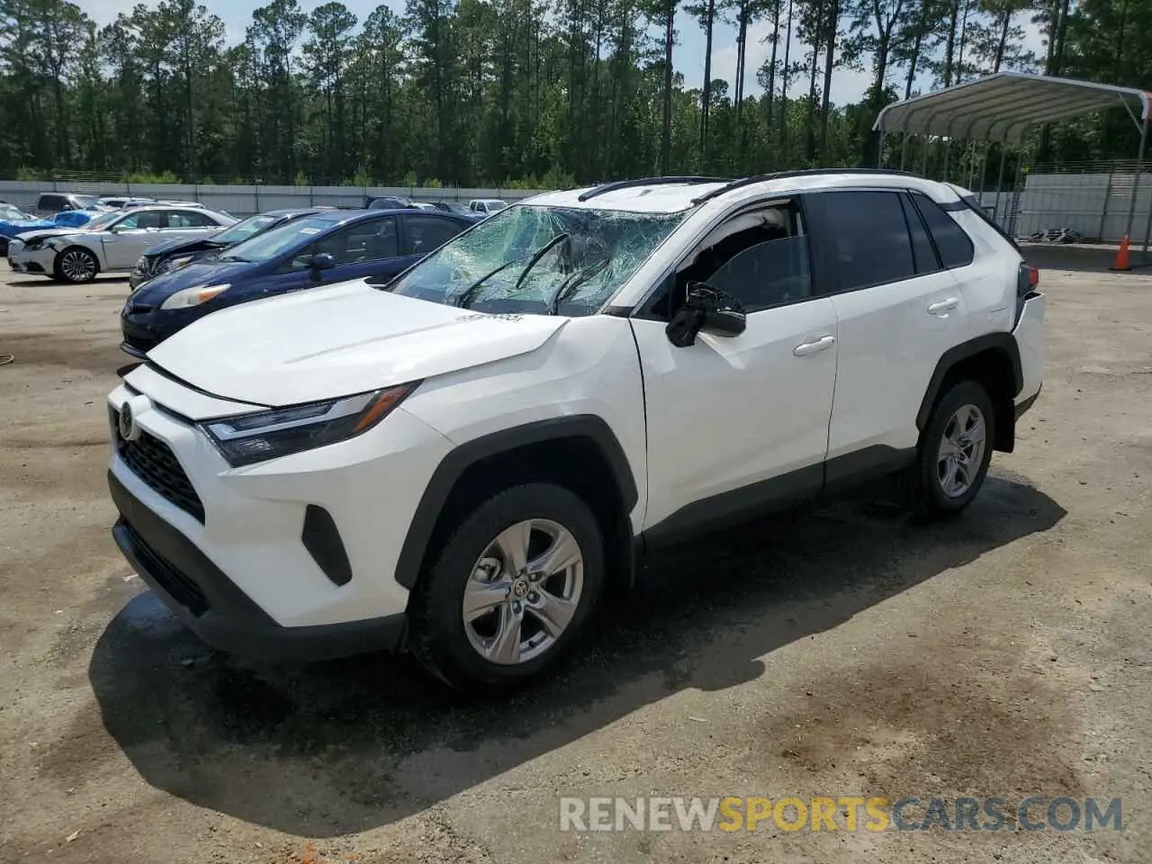 1 Photograph of a damaged car 2T3W1RFV0SC304346 TOYOTA RAV4 2025