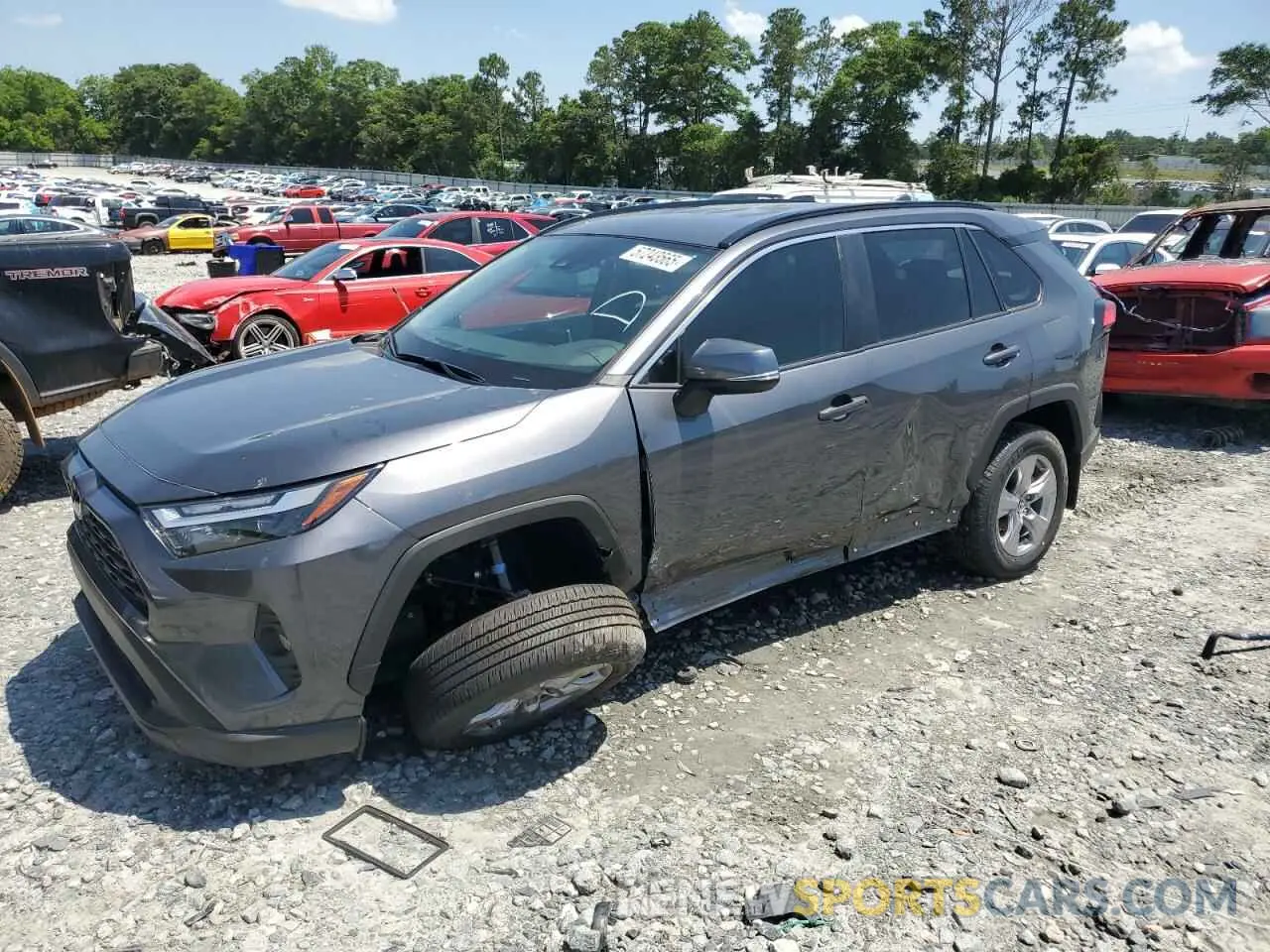 1 Photograph of a damaged car 2T3W1RFV2SC324081 TOYOTA RAV4 2025