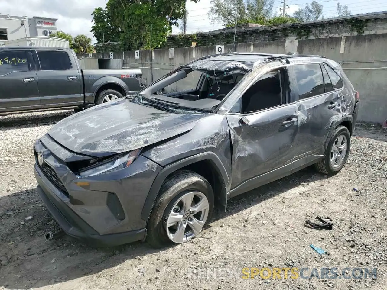 1 Photograph of a damaged car 2T3W1RFV4SC320968 TOYOTA RAV4 2025