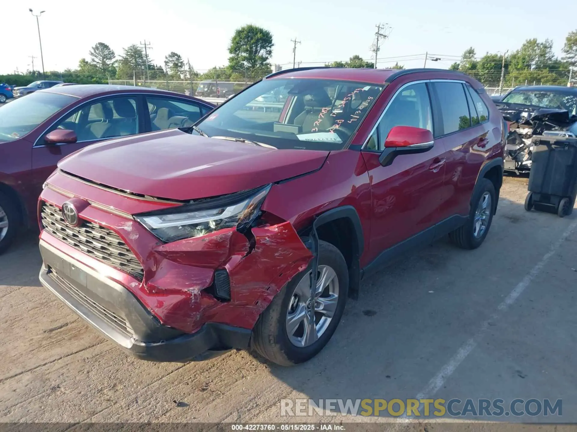 2 Photograph of a damaged car 2T3W1RFVXSW374788 TOYOTA RAV4 2025