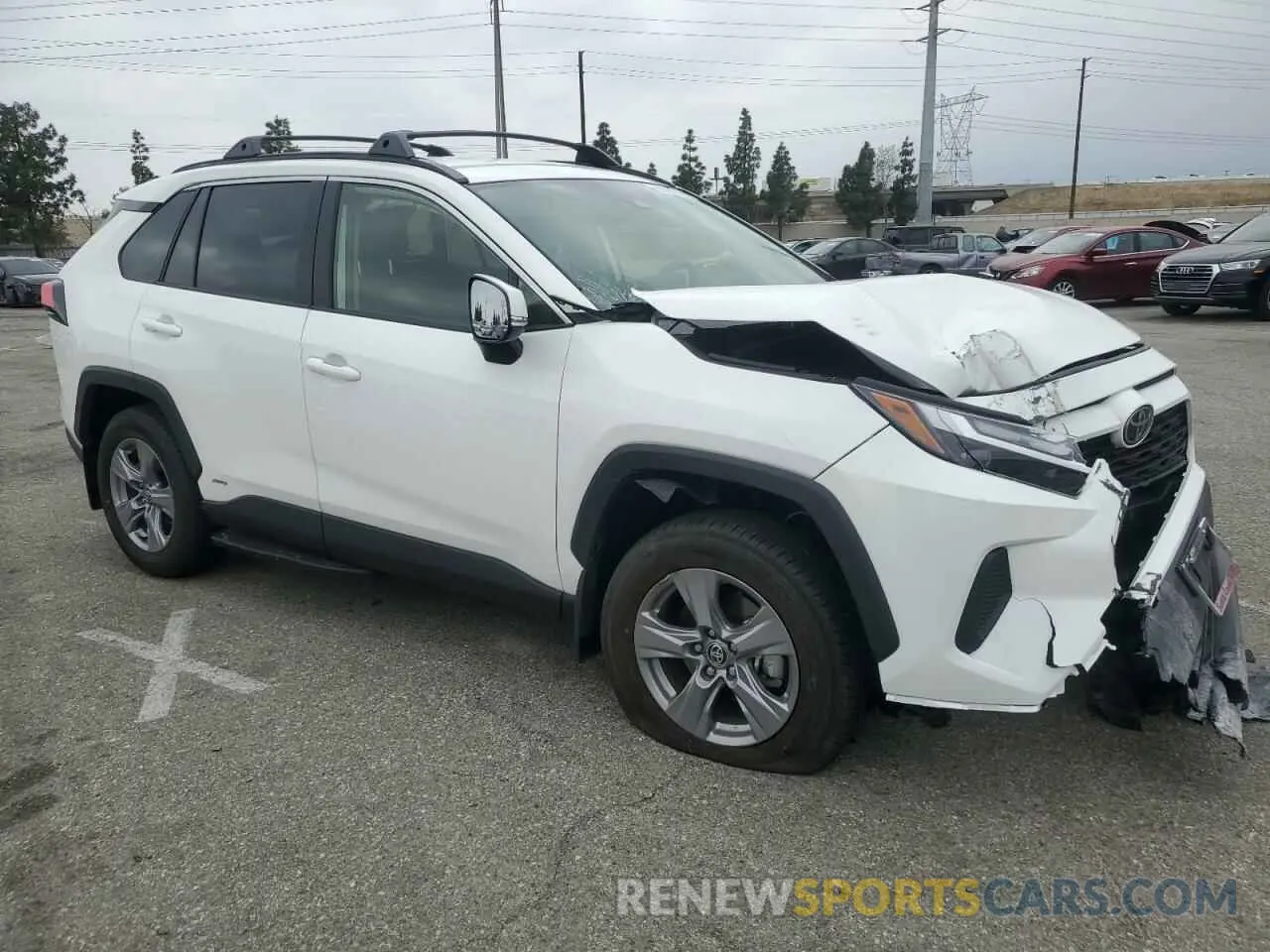 4 Photograph of a damaged car JTMRWRFV8SD284583 TOYOTA RAV4 2025