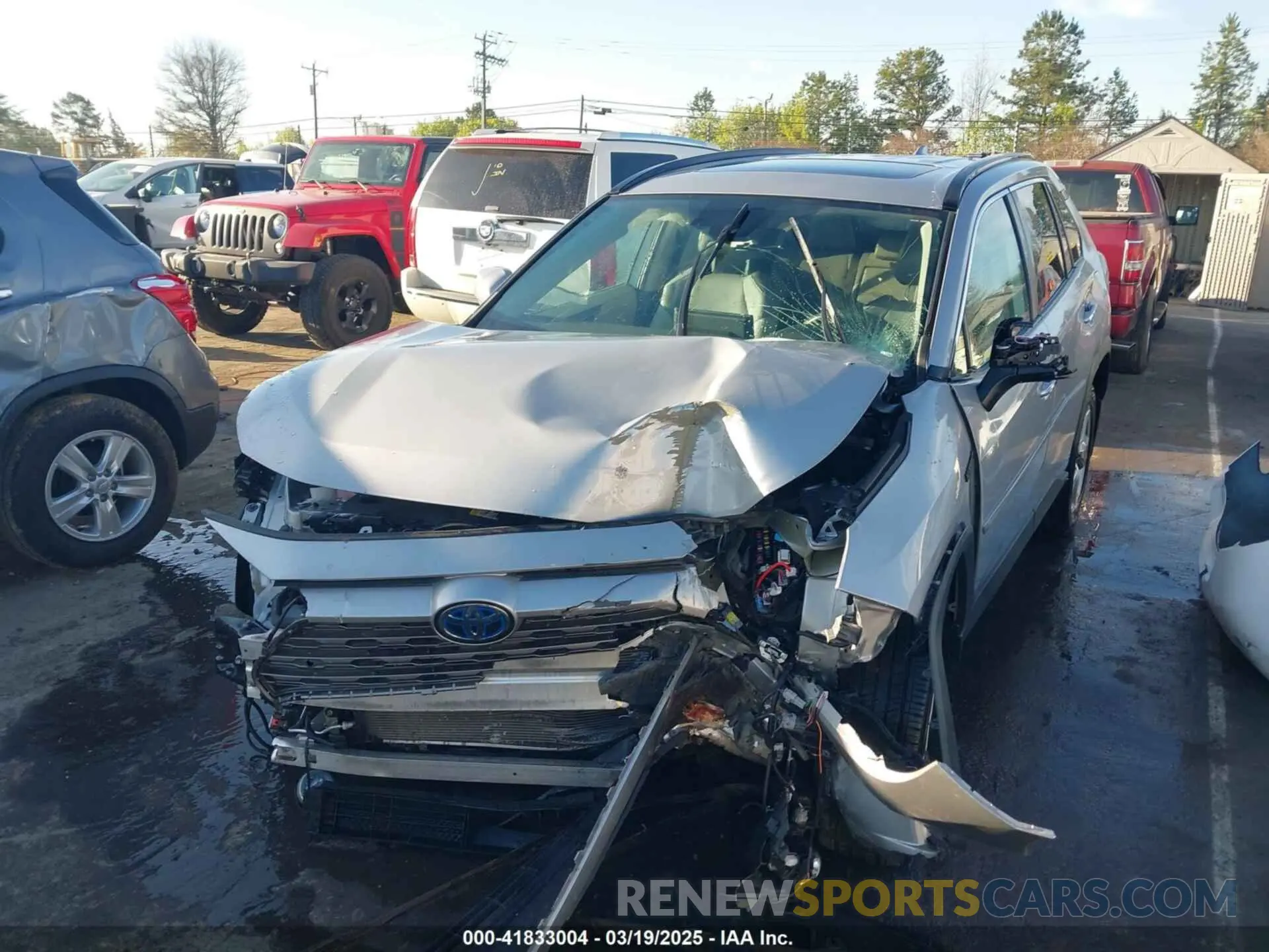 6 Photograph of a damaged car 2T3DWRFV1KW022420 TOYOTA RAV4 HYBRID 2019