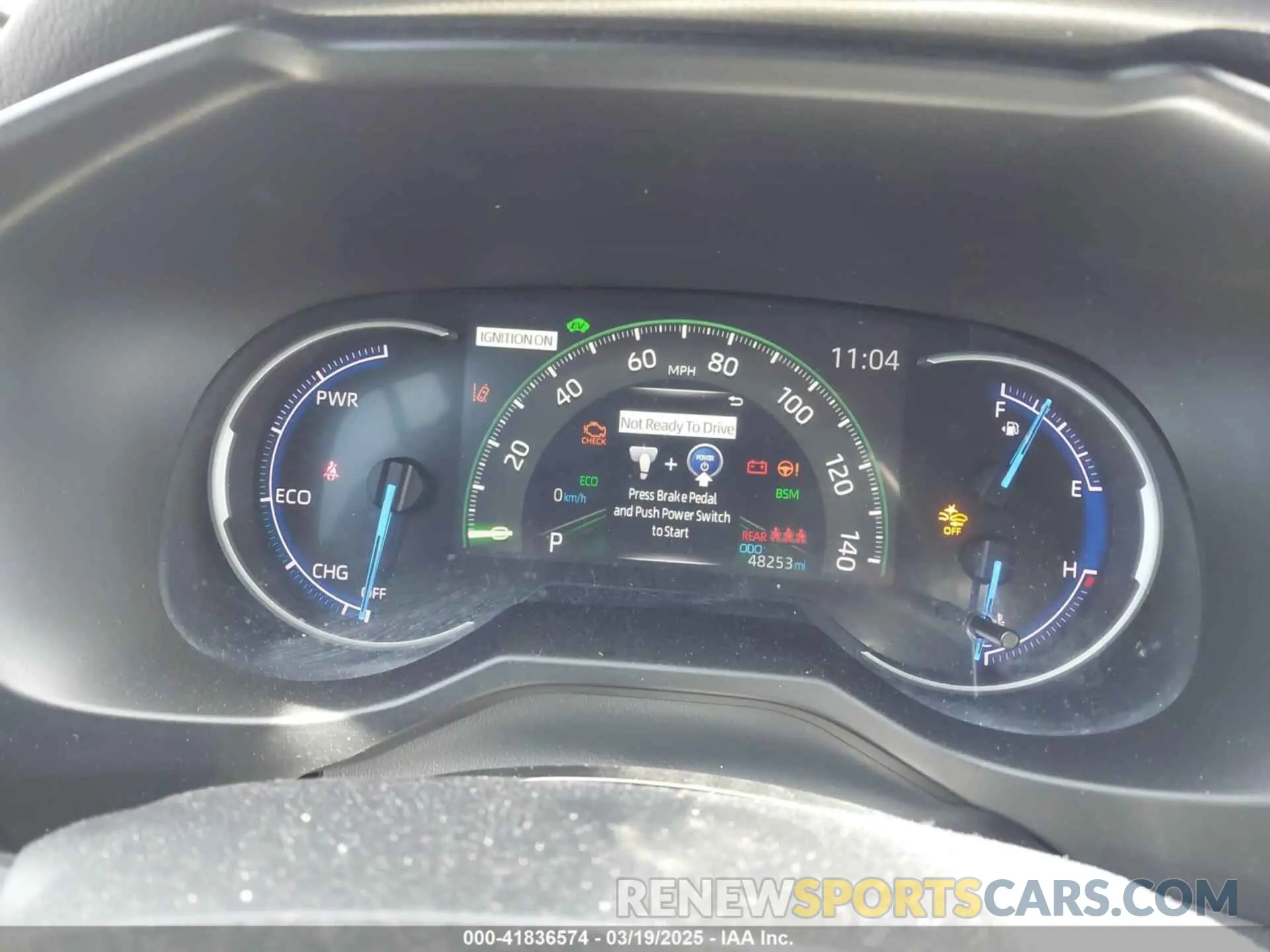 7 Photograph of a damaged car 2T3DWRFV3KW042748 TOYOTA RAV4 HYBRID 2019