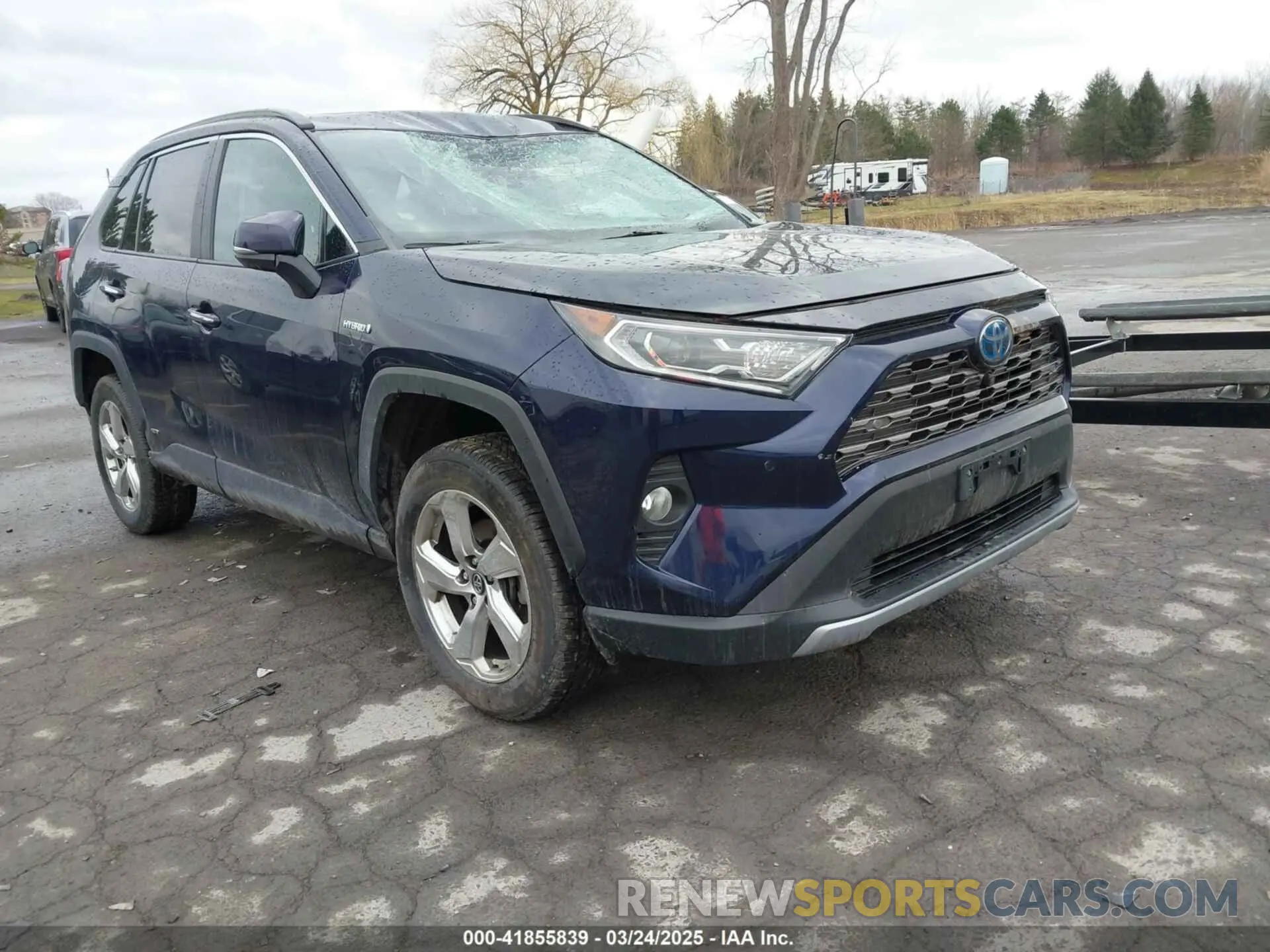 1 Photograph of a damaged car 2T3DWRFV7KW029016 TOYOTA RAV4 HYBRID 2019