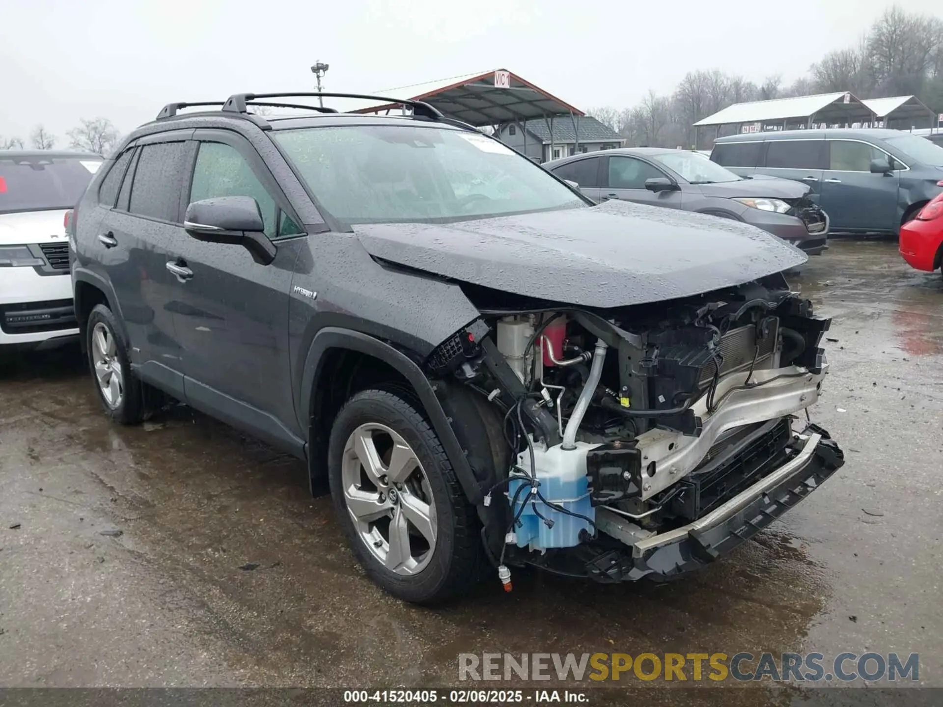 1 Photograph of a damaged car 2T3DWRFV9KW031012 TOYOTA RAV4 HYBRID 2019