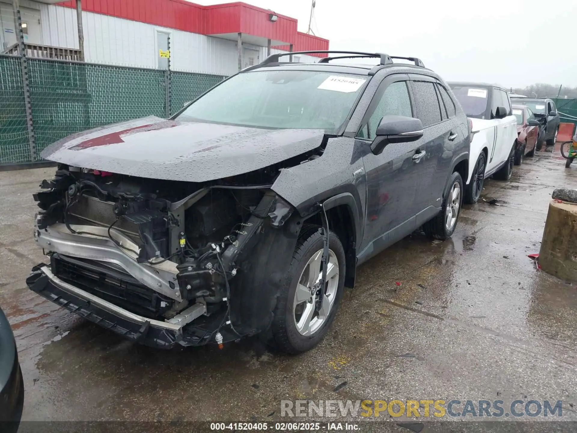 2 Photograph of a damaged car 2T3DWRFV9KW031012 TOYOTA RAV4 HYBRID 2019