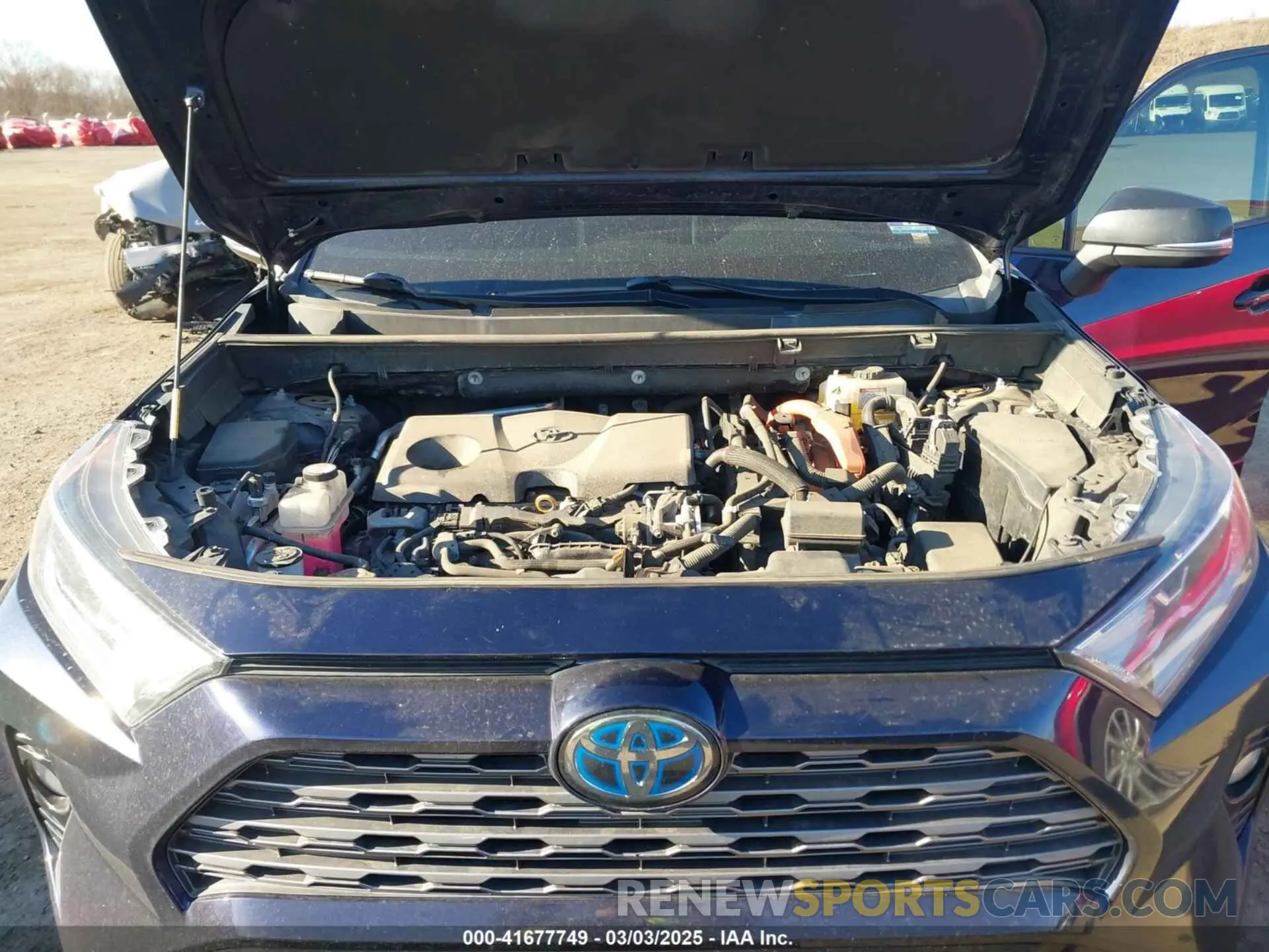 10 Photograph of a damaged car 2T3EWRFV6KW023261 TOYOTA RAV4 HYBRID 2019
